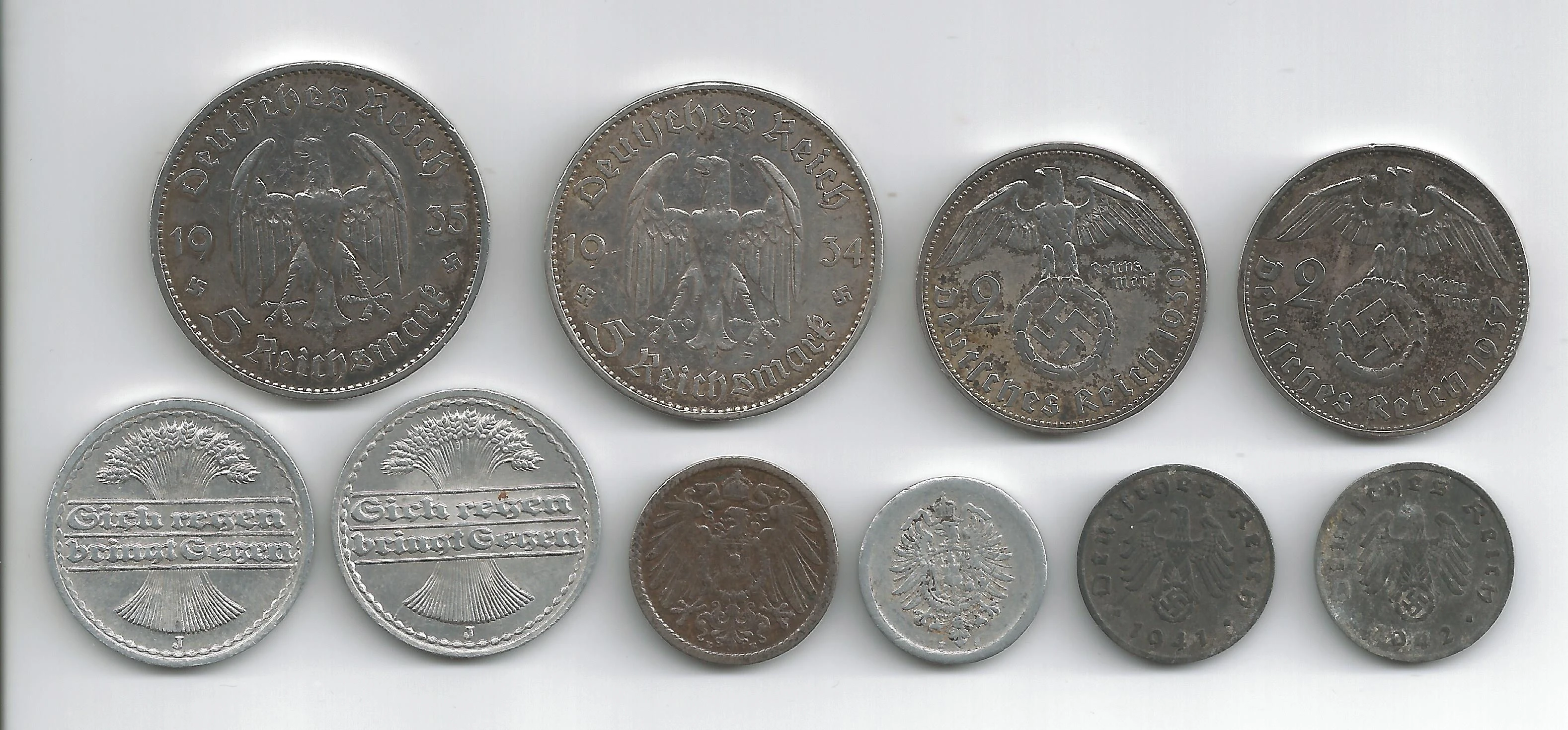 Münzen Deutschland 1906 bis 1941 