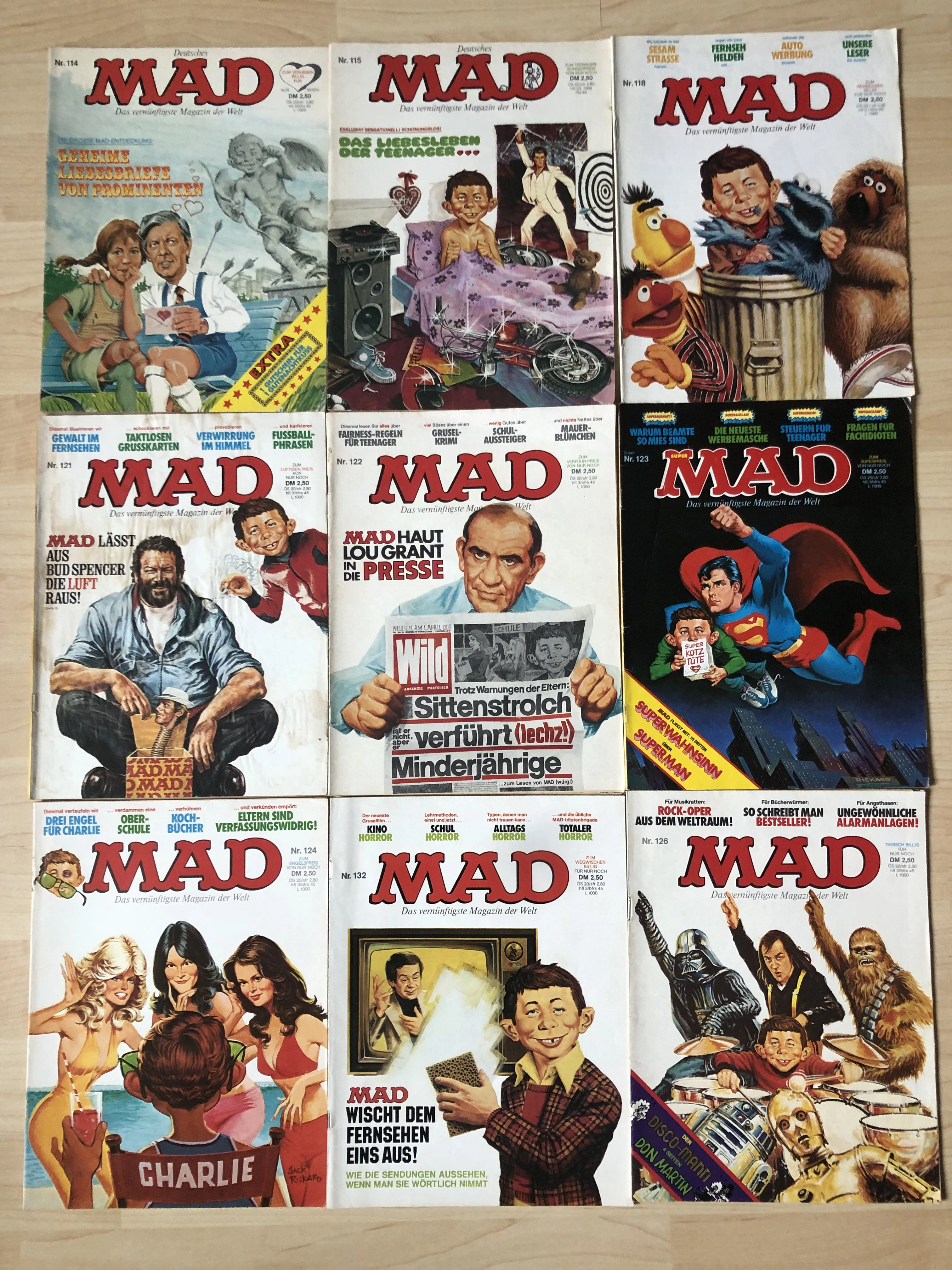 MAD Satire Magazin ab 80er Jahre 