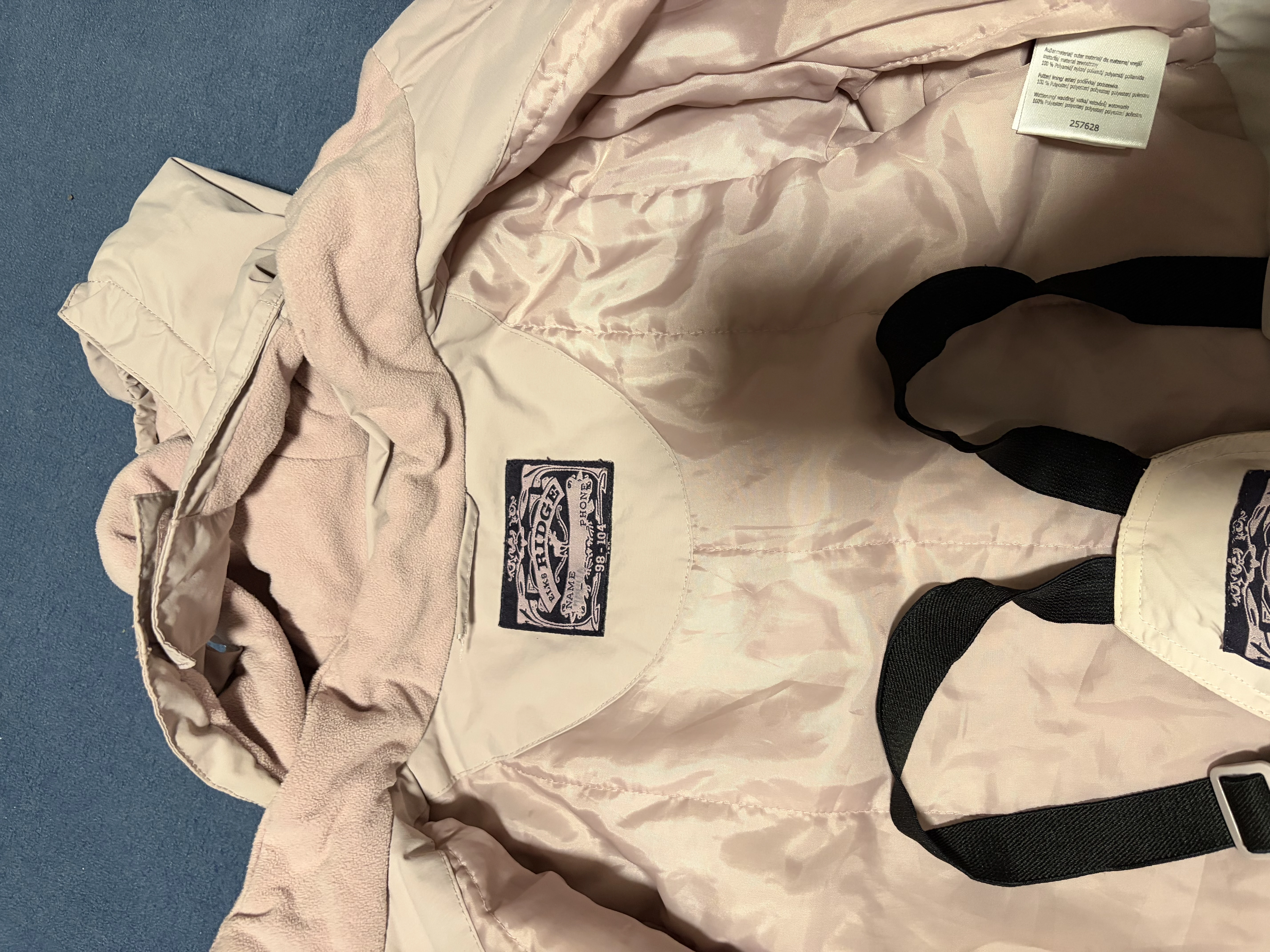 Innenseite Jacke 