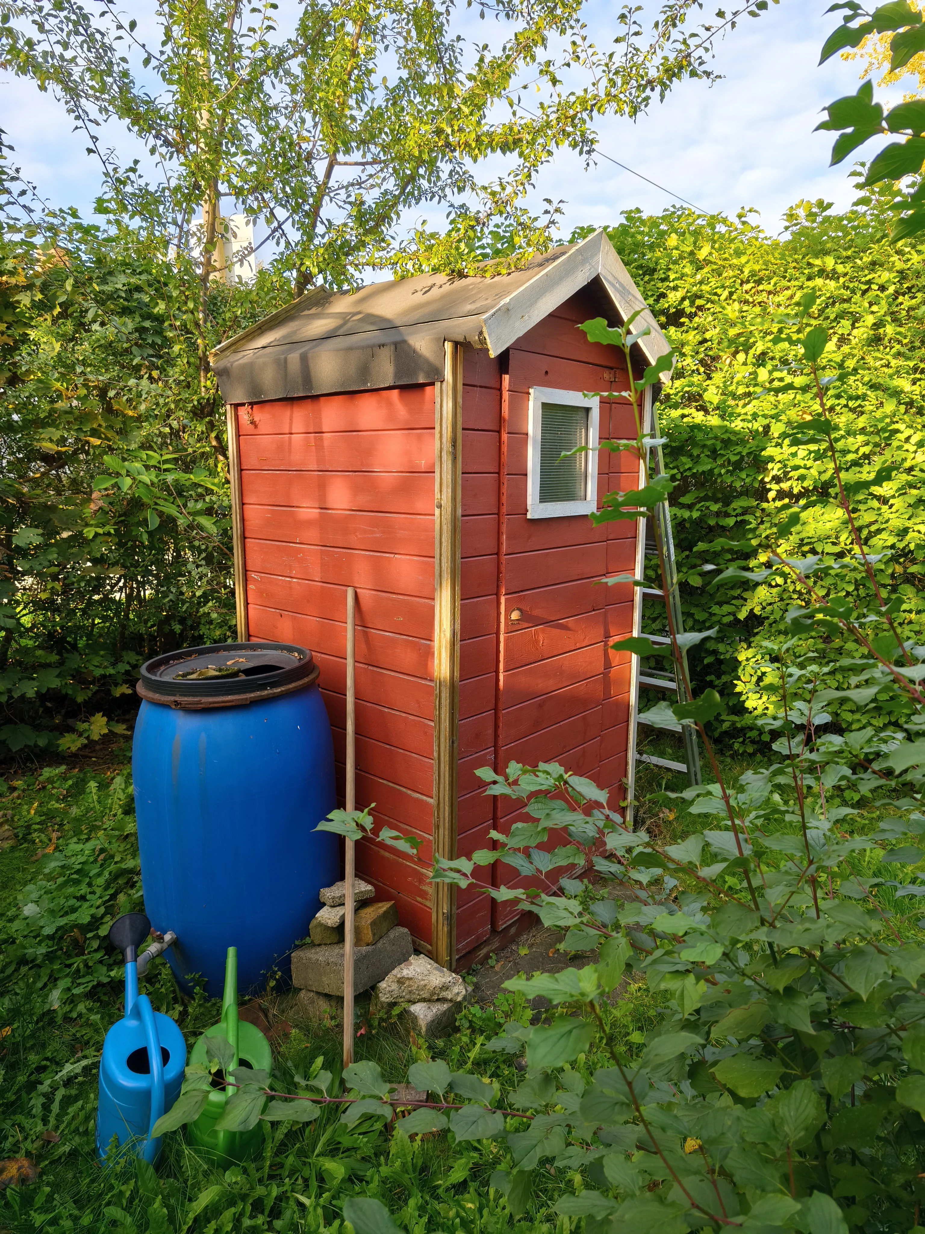 Toilettenhäuschen Parzelle