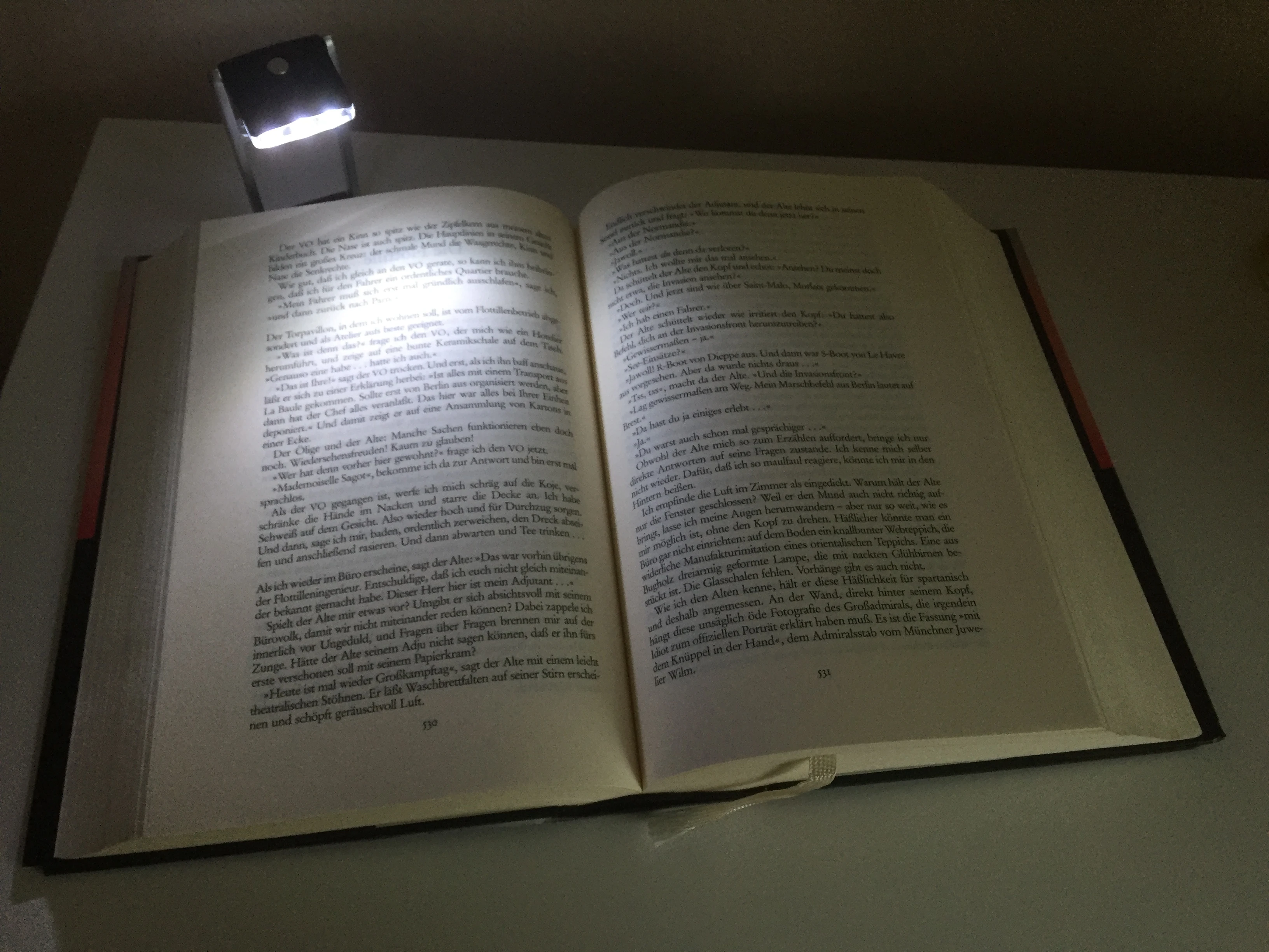 LED Buch- / Leselampe 