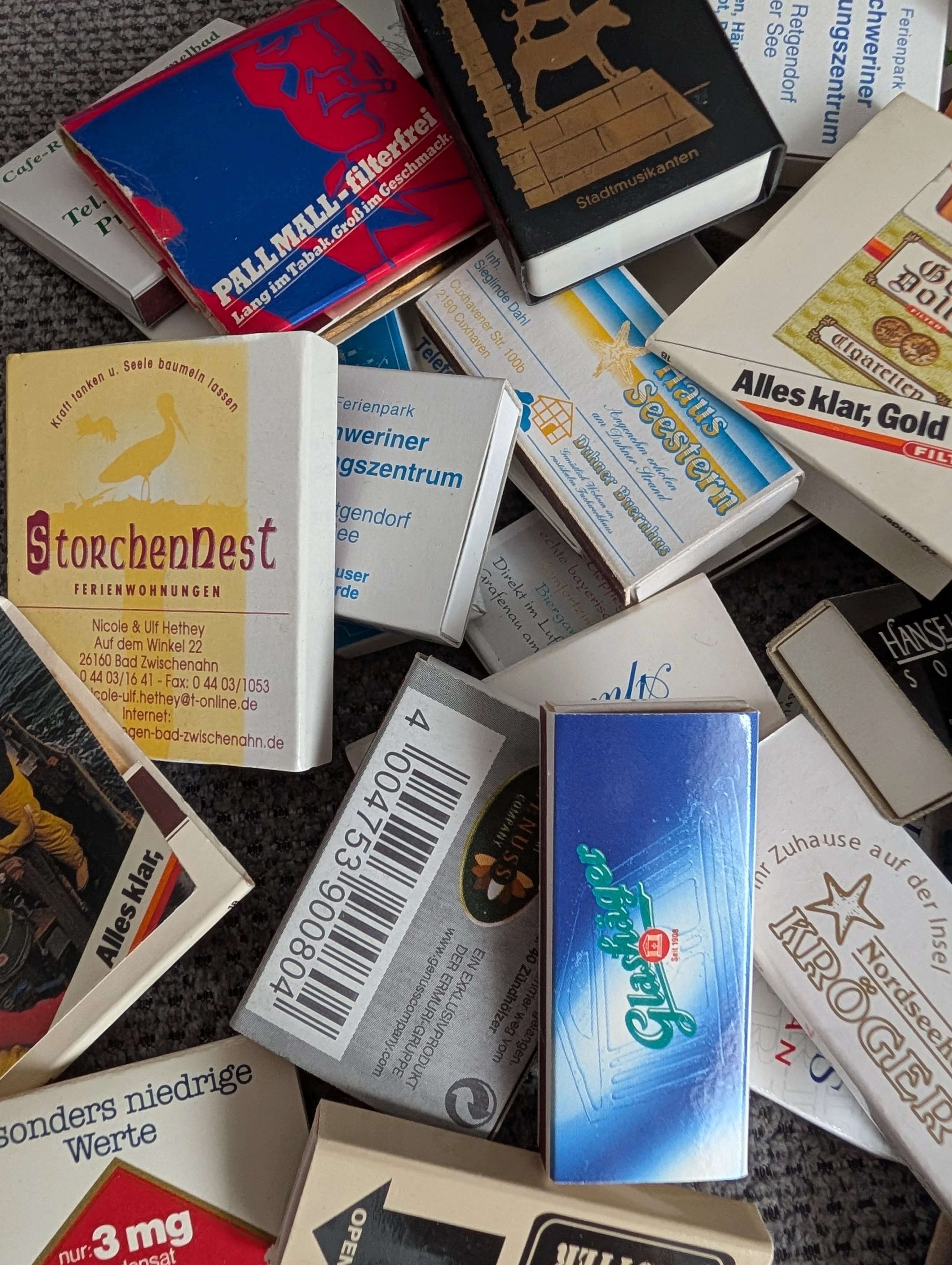 Streichholzschachtel Sammlung