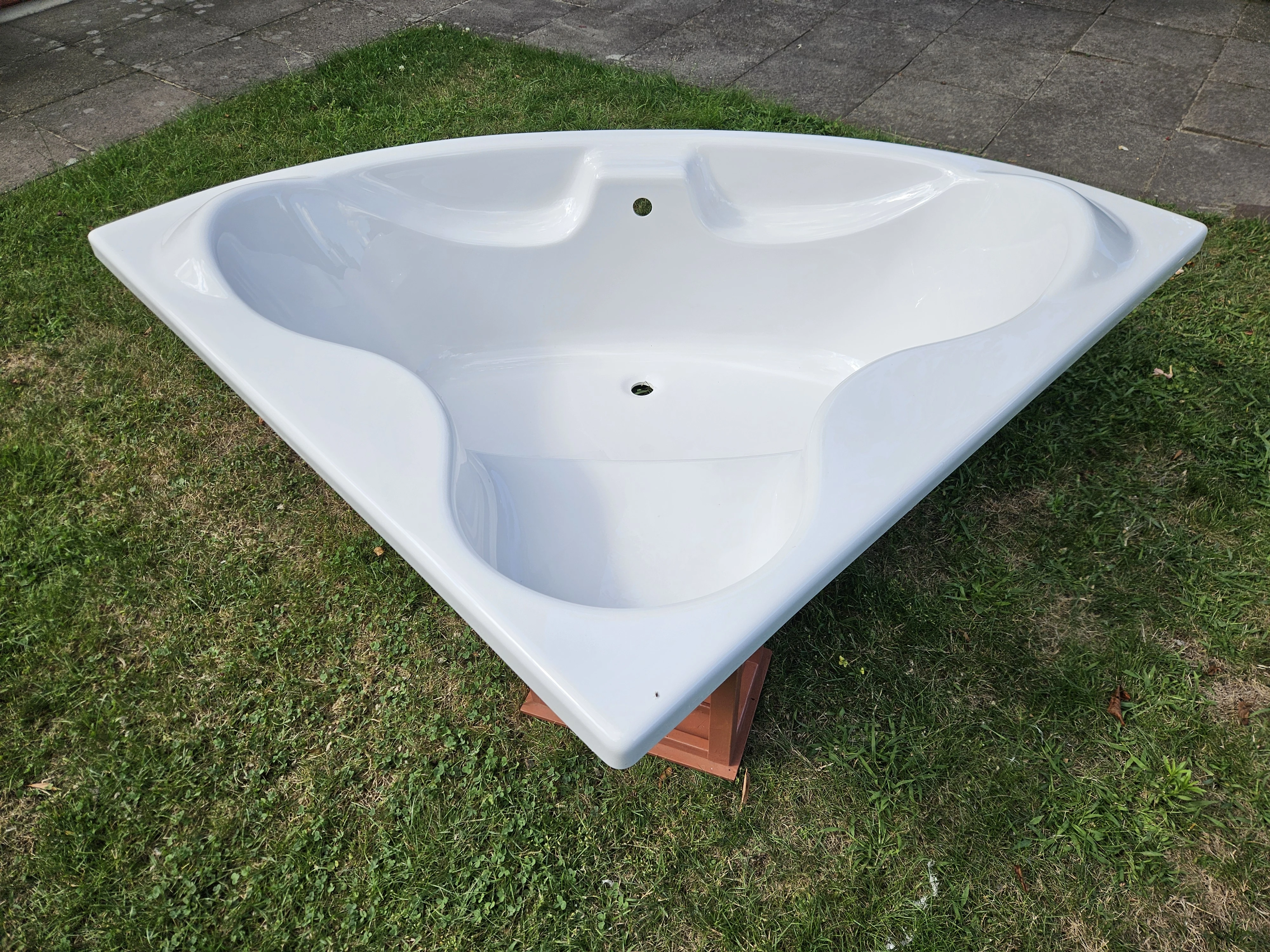 Badewanne von oben andere Seite