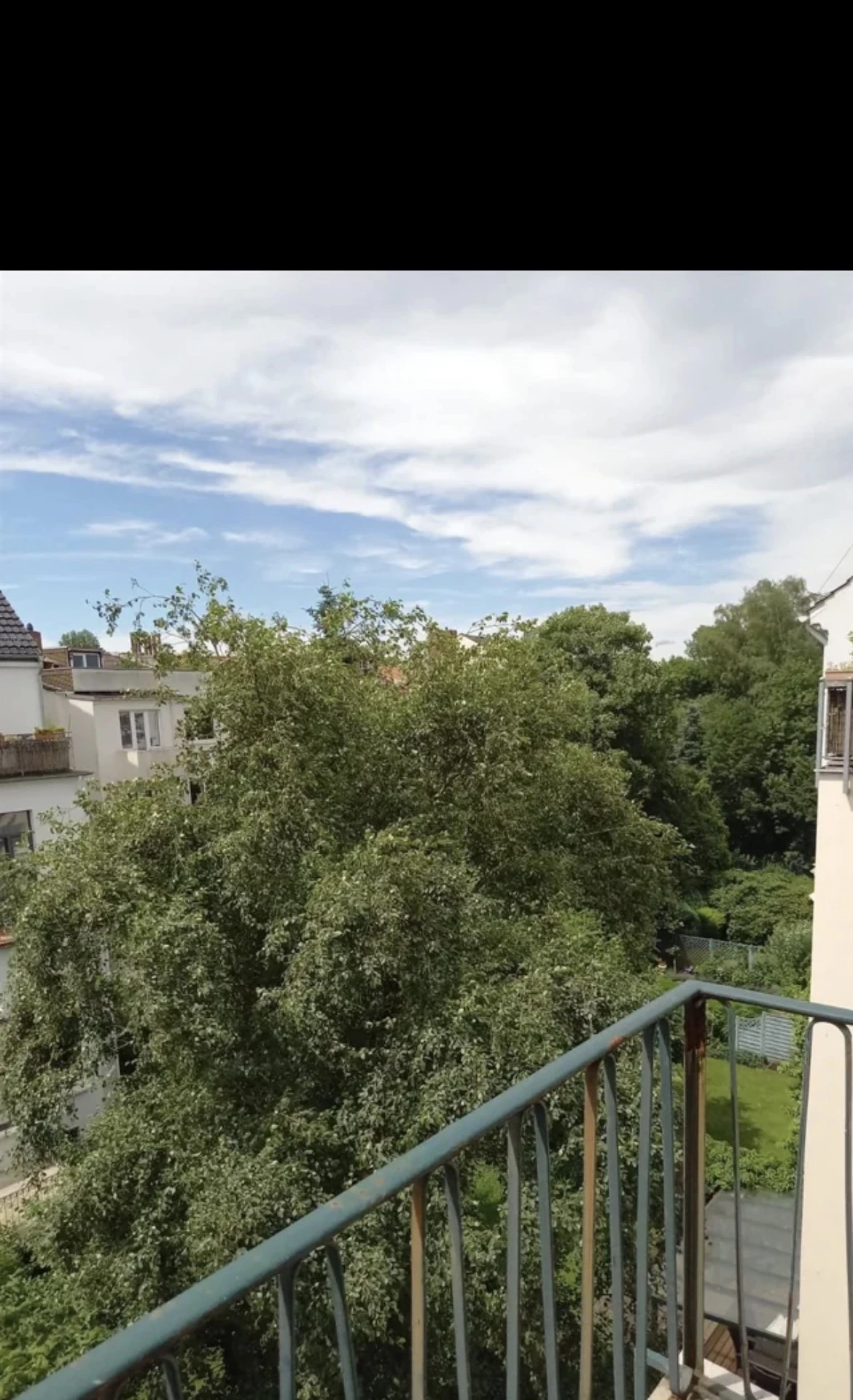 Blick vom Balkon 