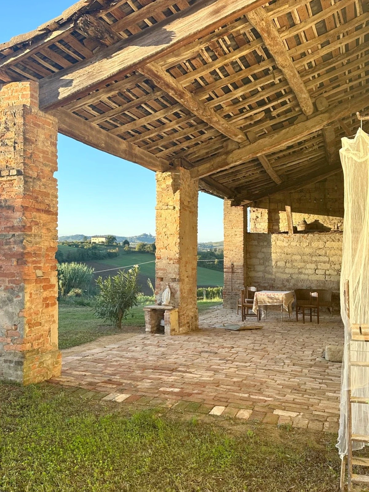 Loggia für heiße Sommertage