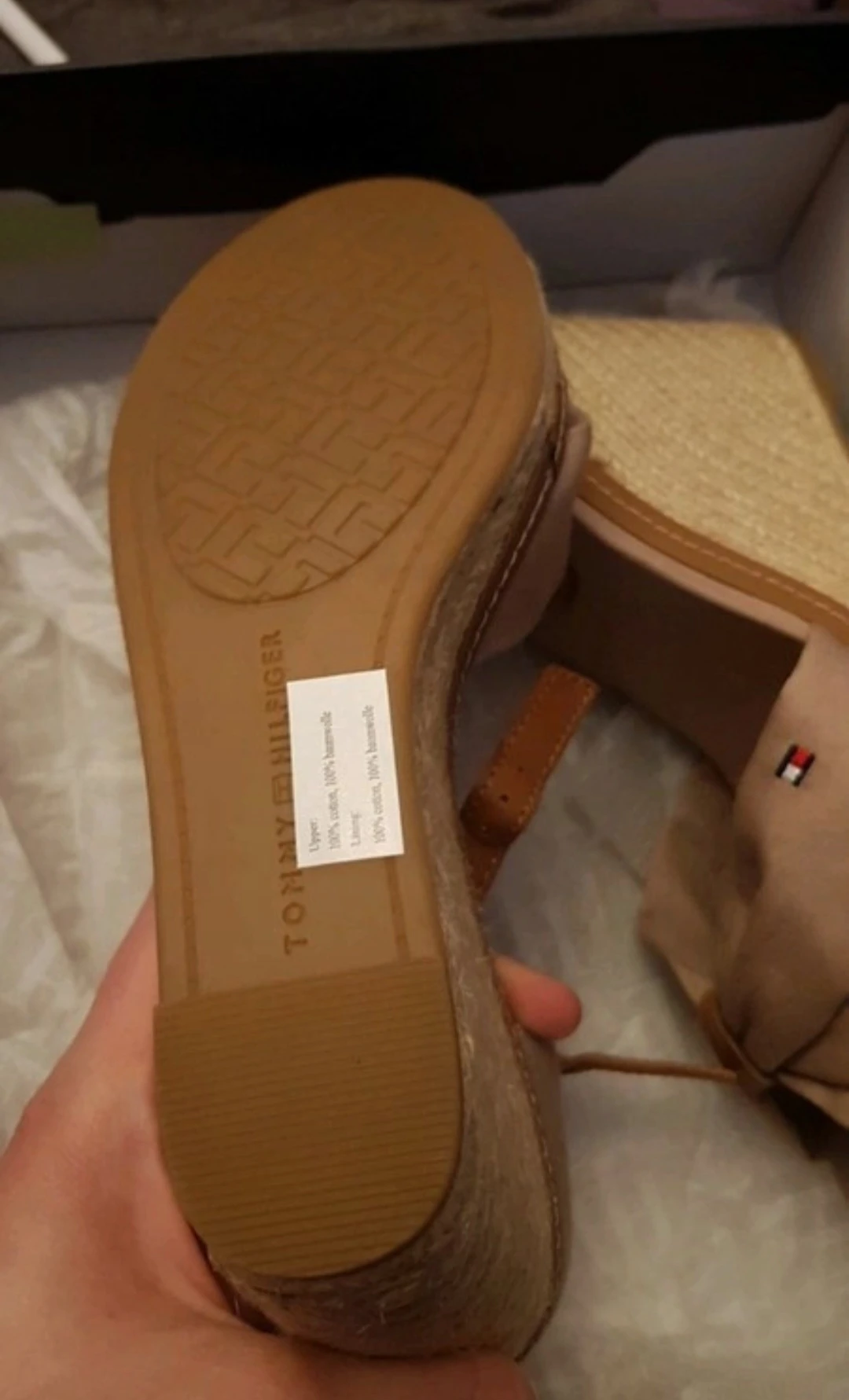 Neu Tommy Hilfiger Damen Wedge Espadrilles Keilabsatz Gr. 39