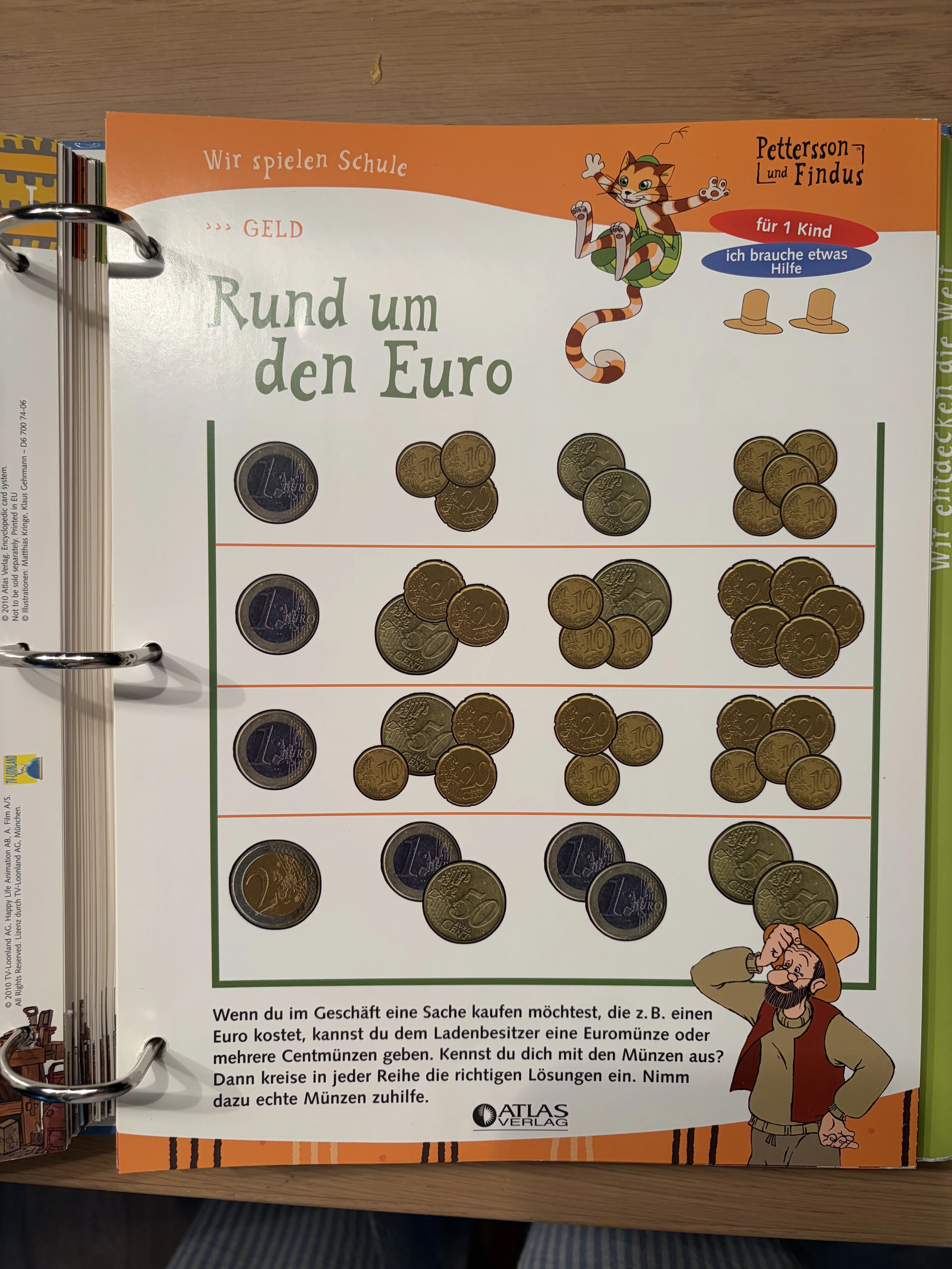 Beispiel , hier leichter Übung 