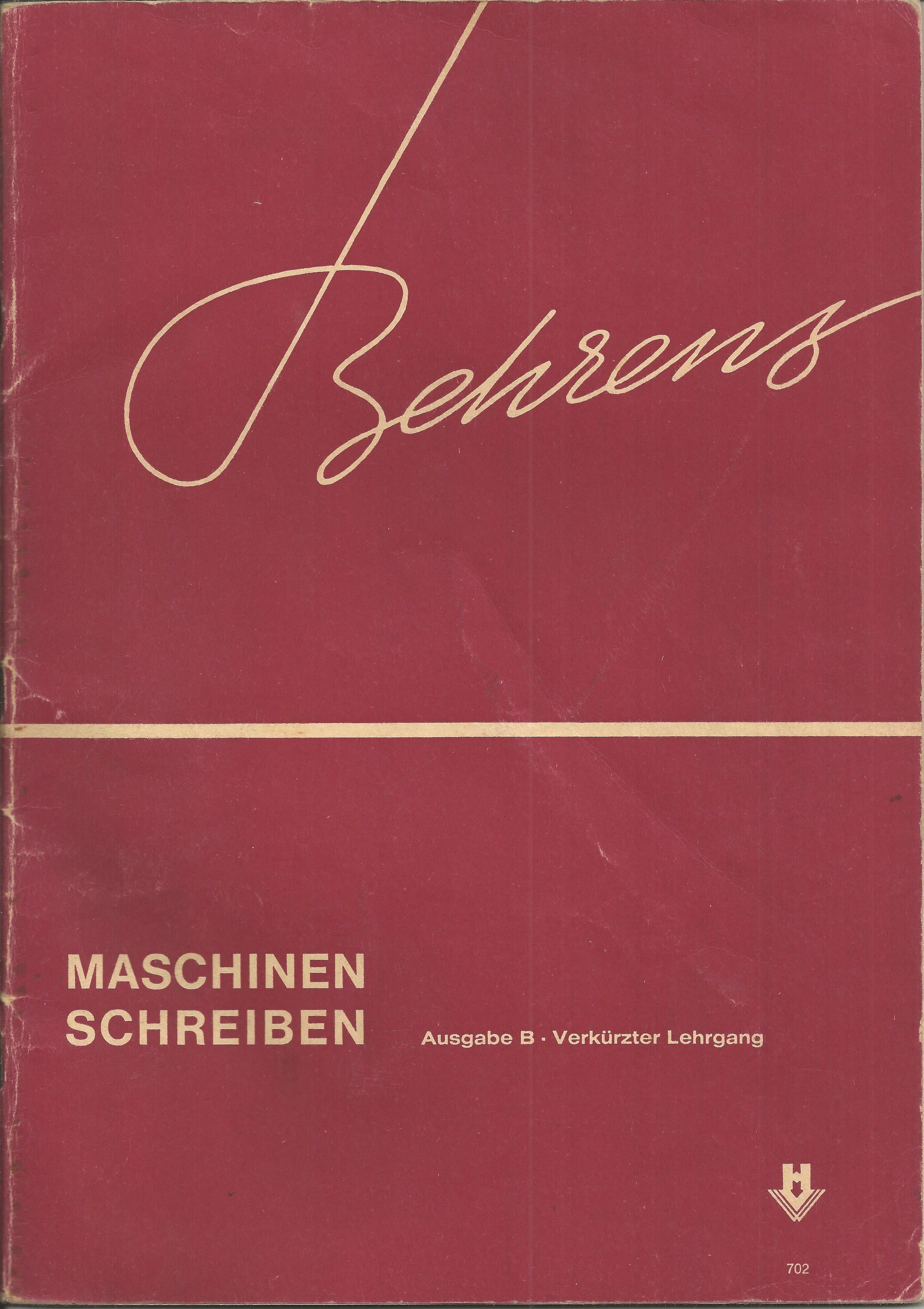 Schulbücher Deutsch- und Maschinenschreiben 1970