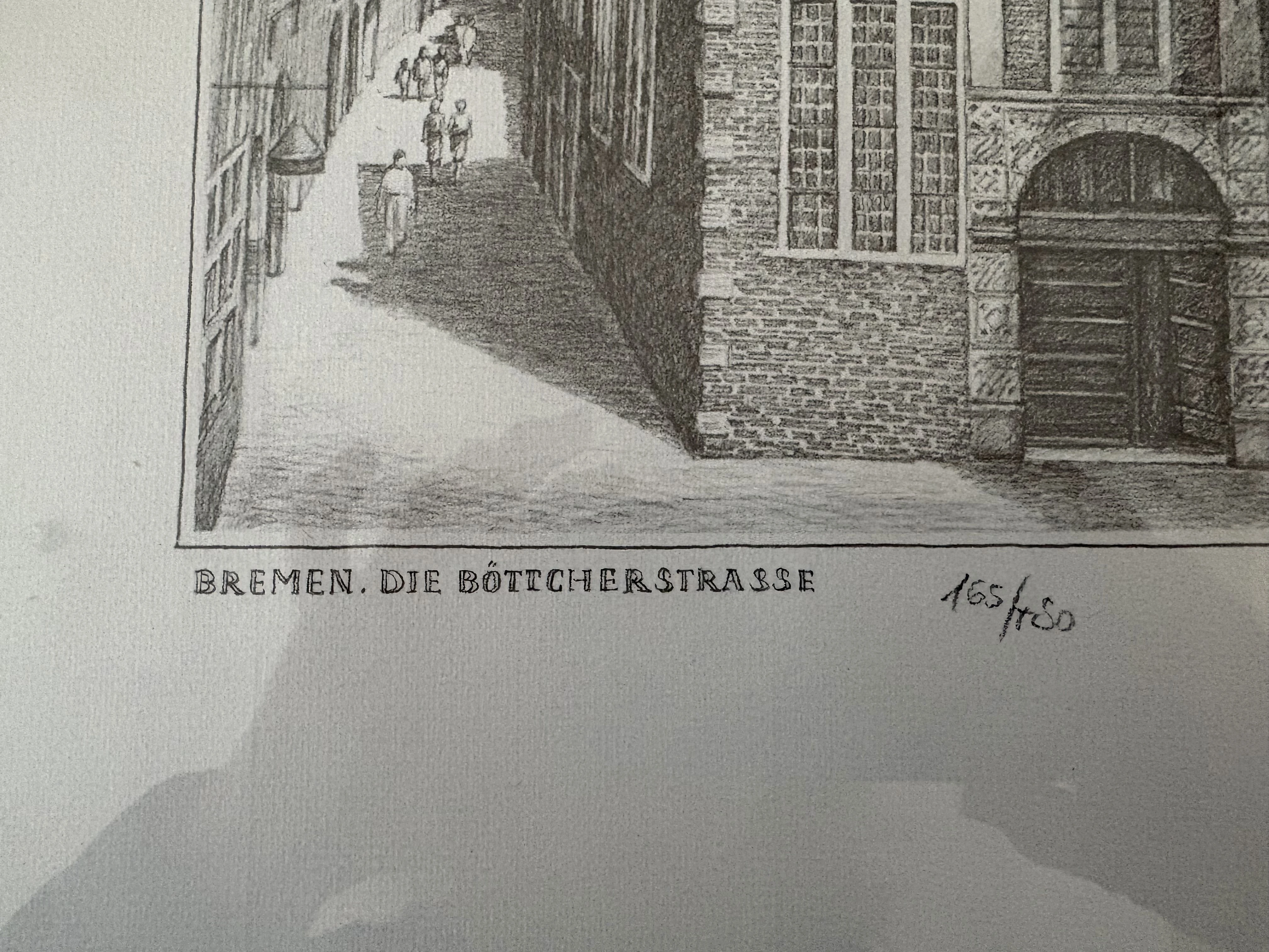 Die Böttcherstraße mit Blattnummer vergrößert