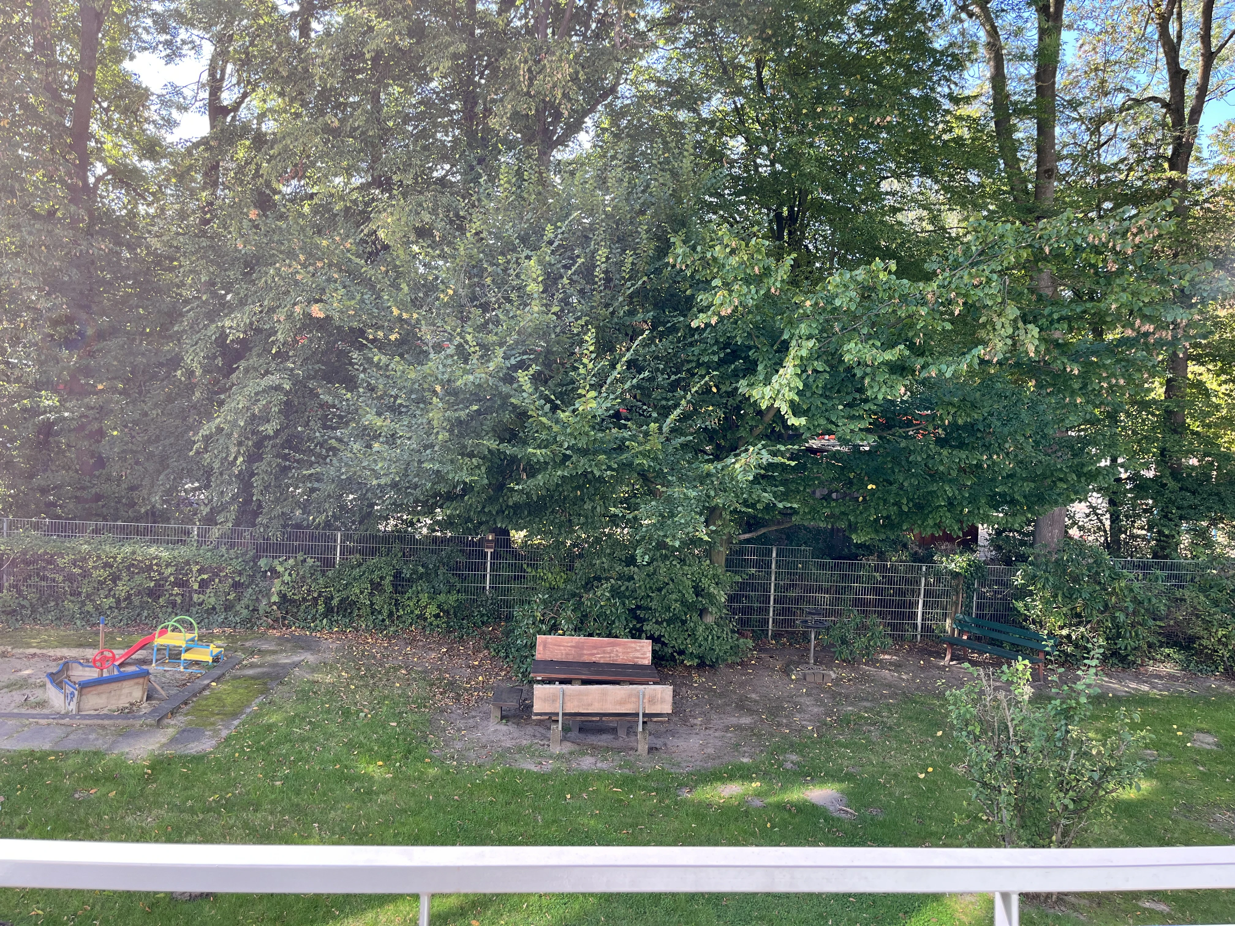 Blick vom Balkon 