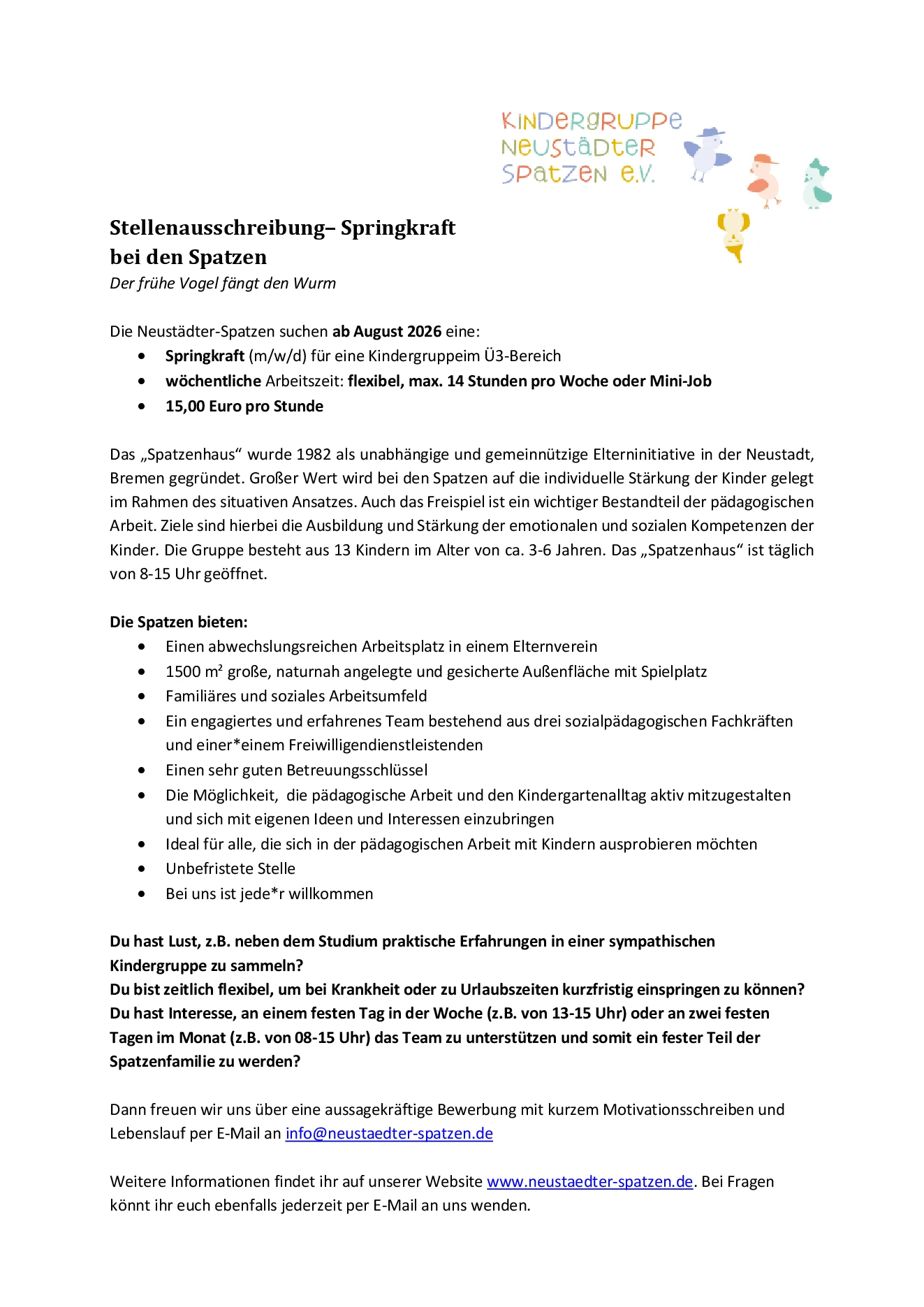 Anzeige in Bildform