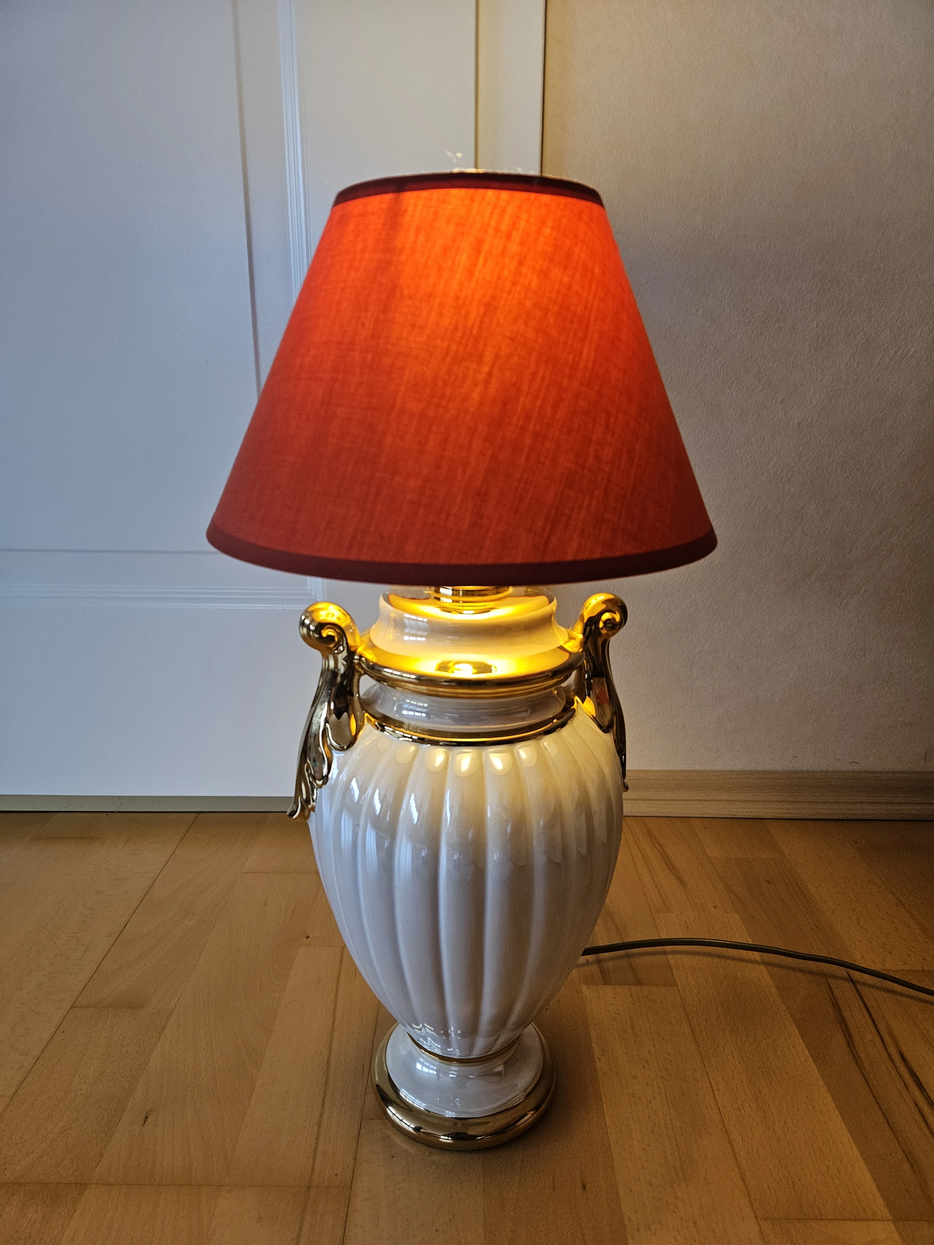 Lampe mit Licht an