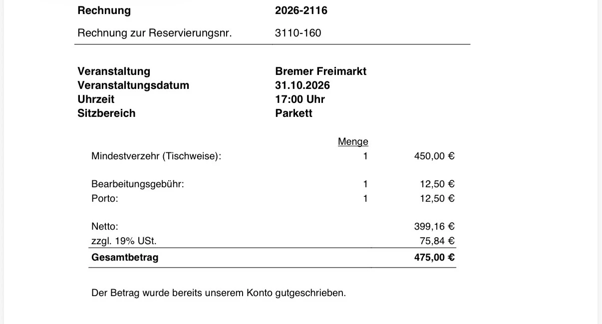 Rechnung 
