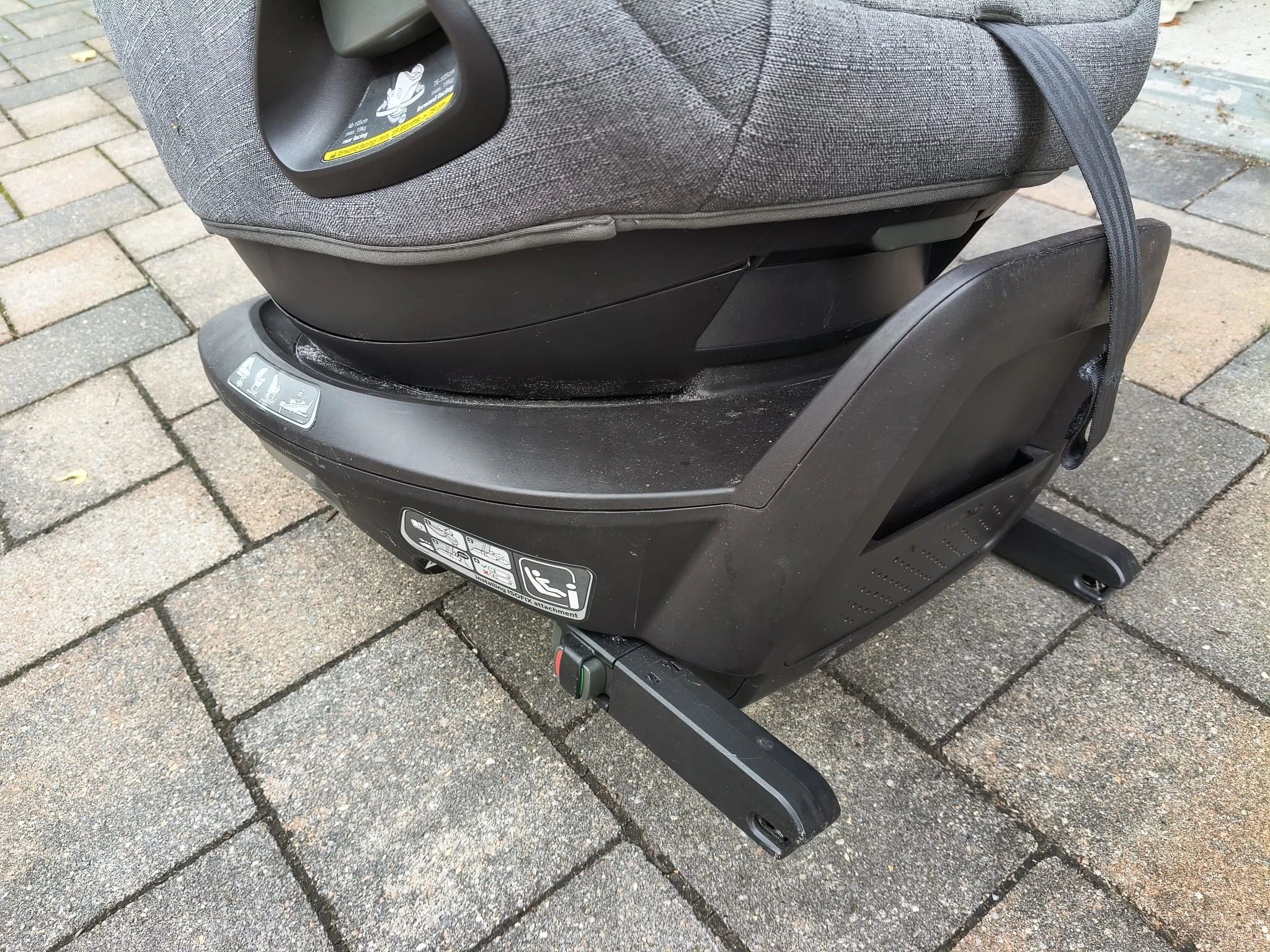 Seitlich mit Isofix