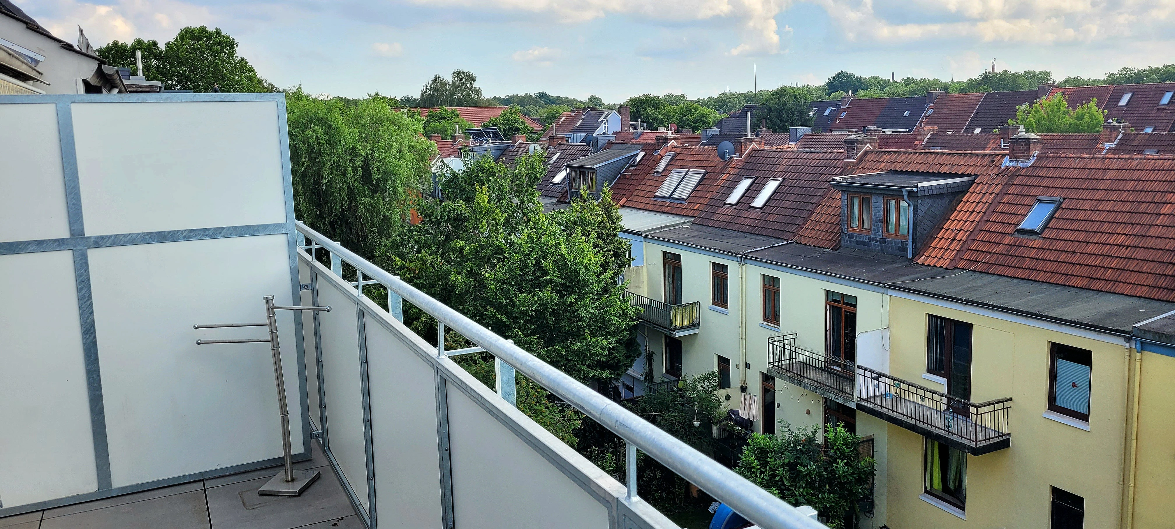 Blick vom Balkon 