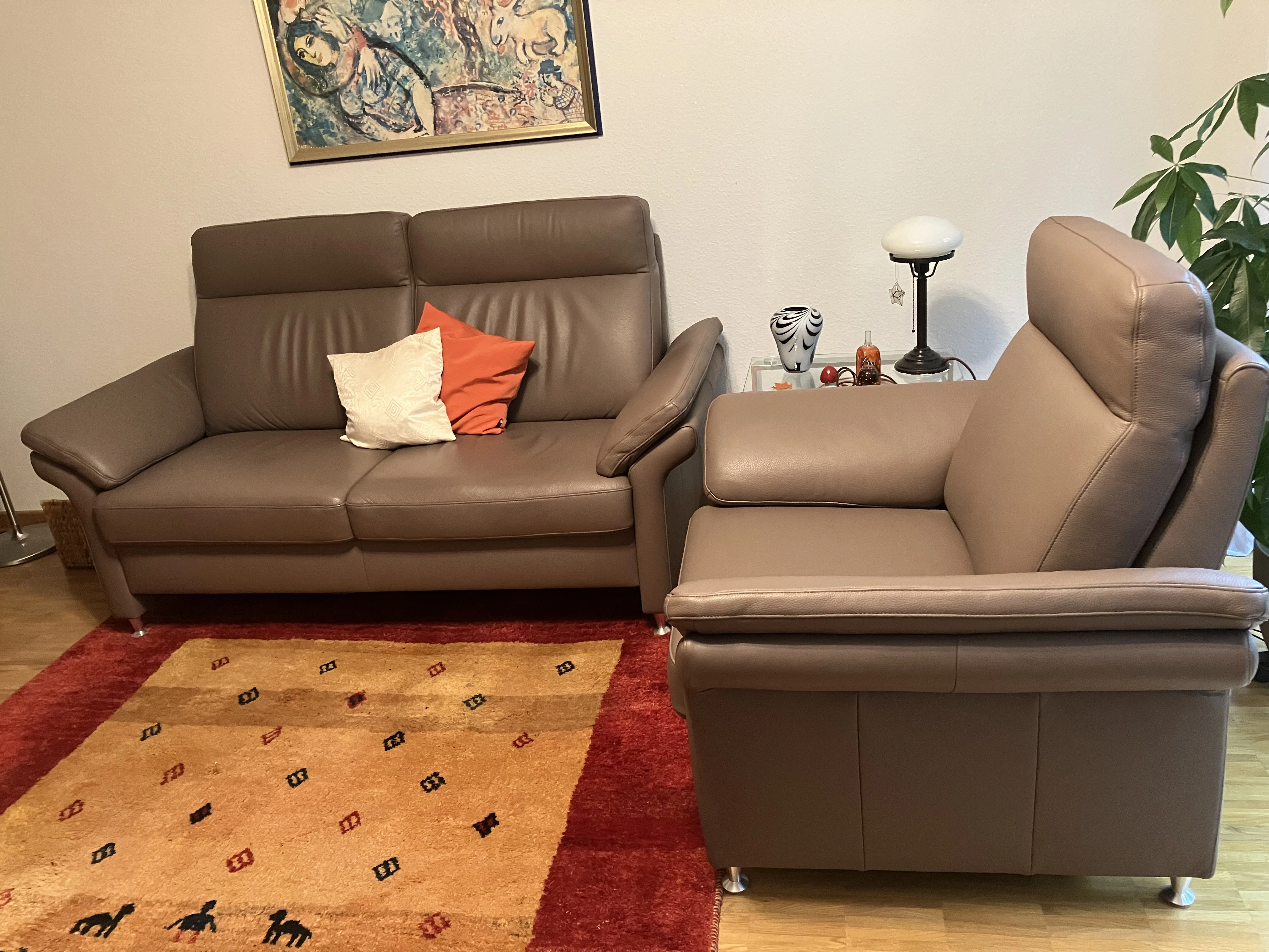 Couchgarnitur Leder