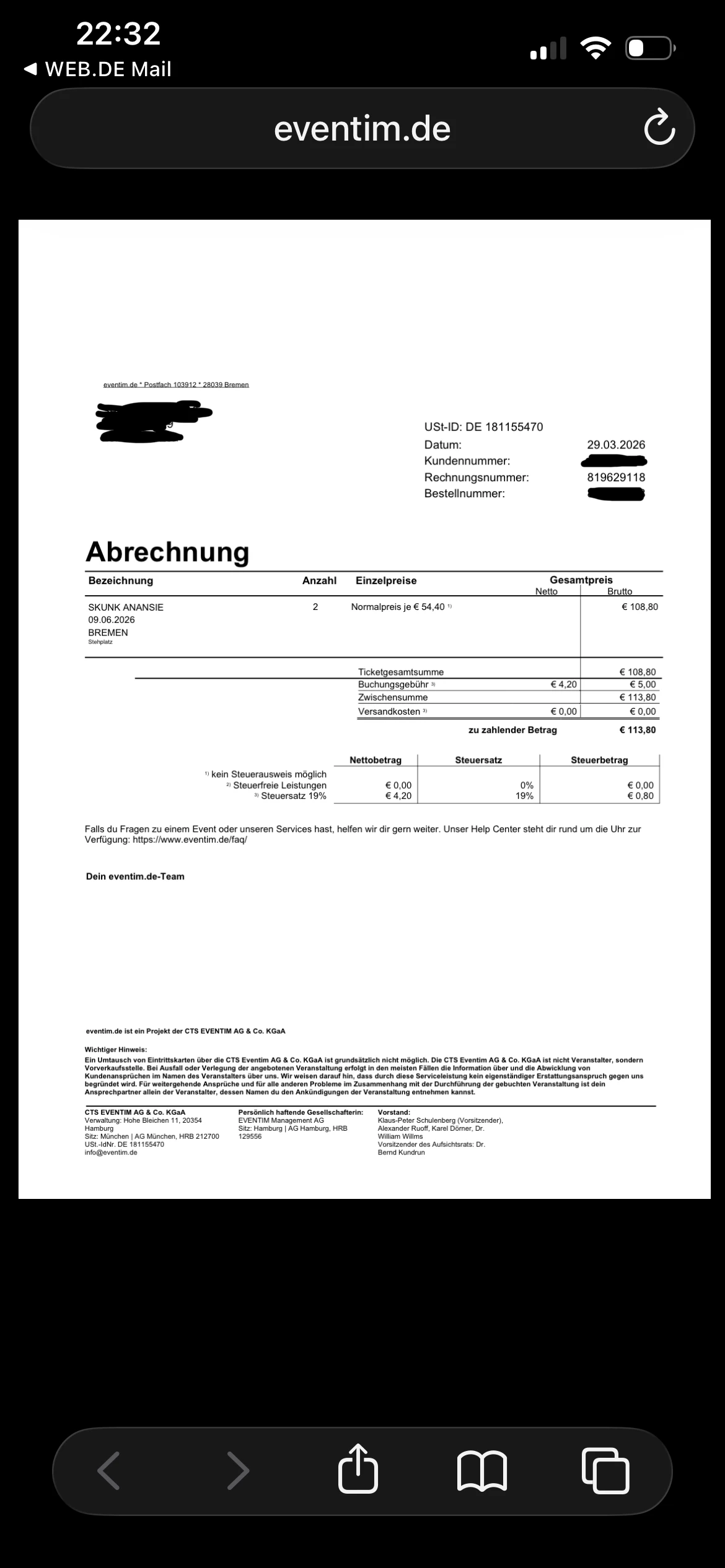 Rechnung