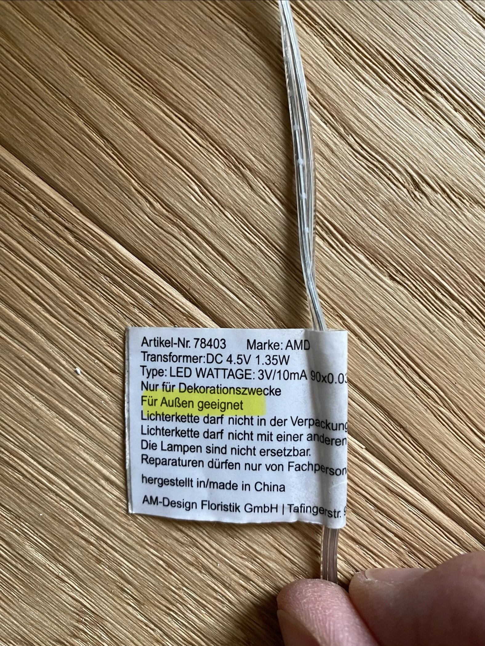 Für Innen und außen gedacht 