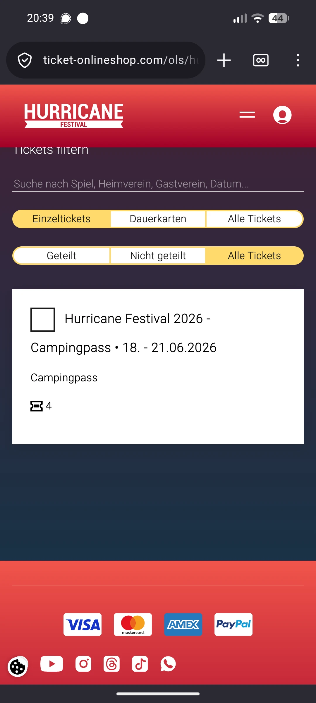 Onlinetickets