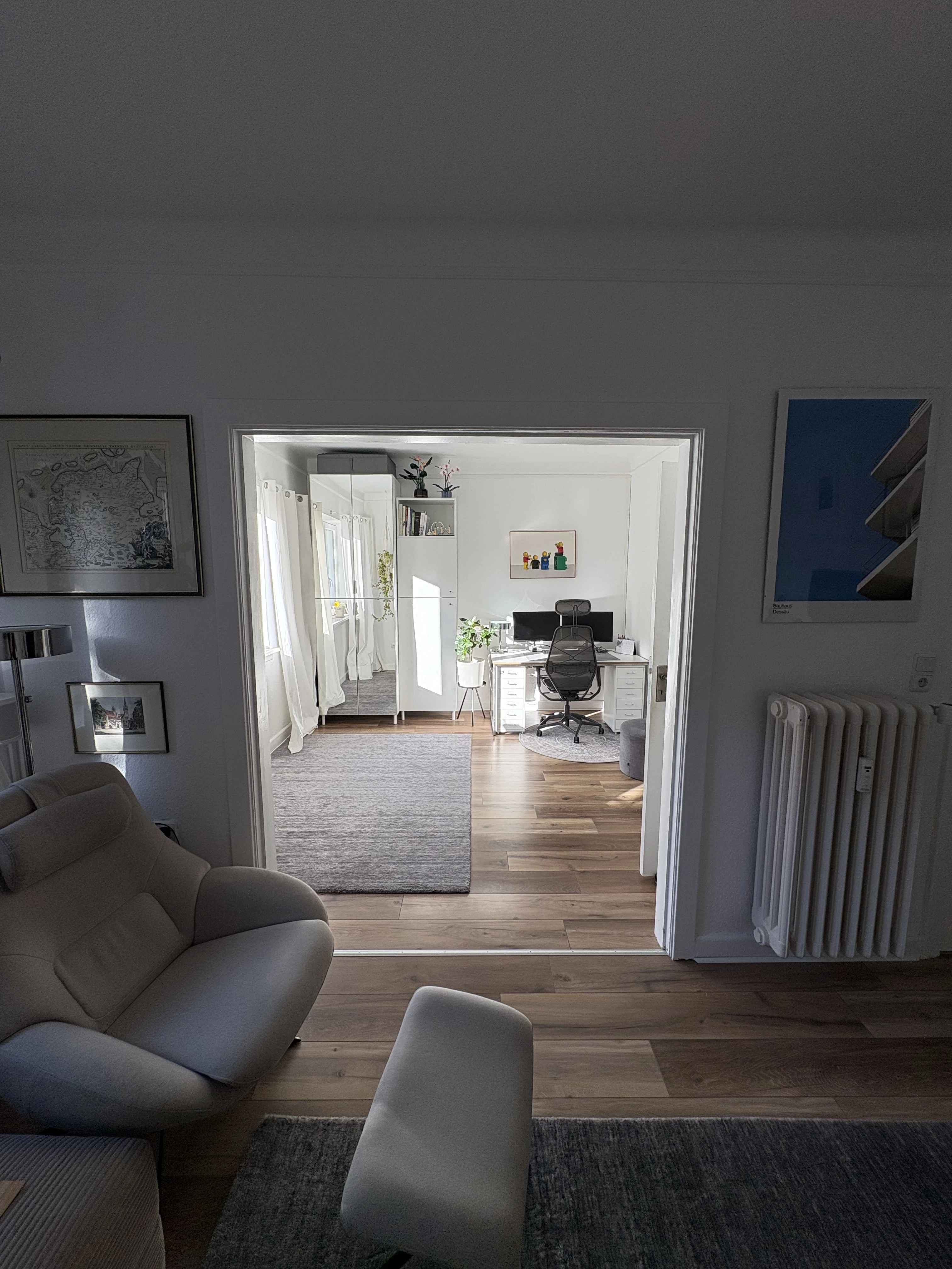 Blick ins Arbeitszimmer 