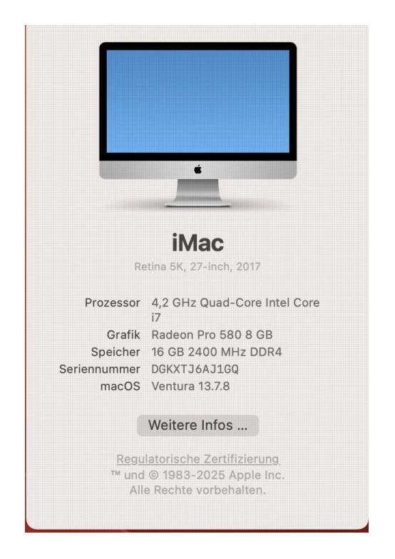 Über diesen Mac