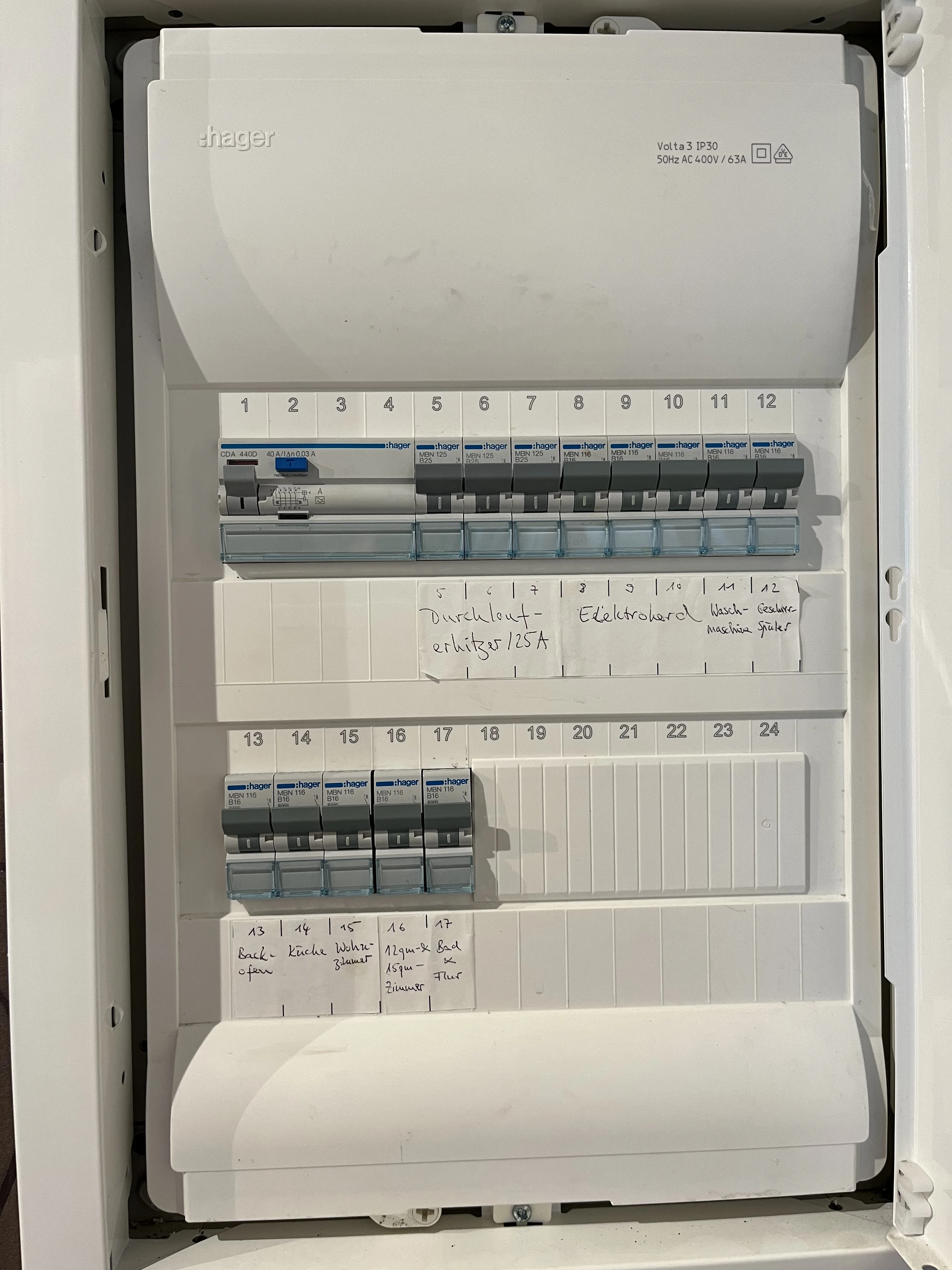2023: Schalter u. Dosen neu; 2013: Elektrik teilmodernisiert