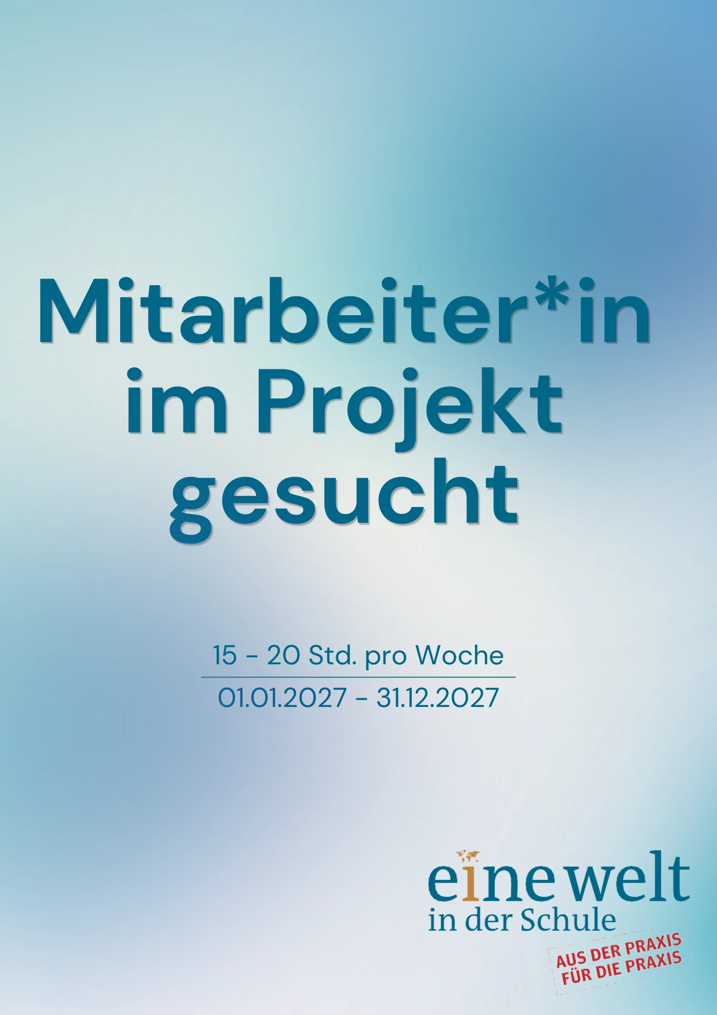 Wir suchen Sie!