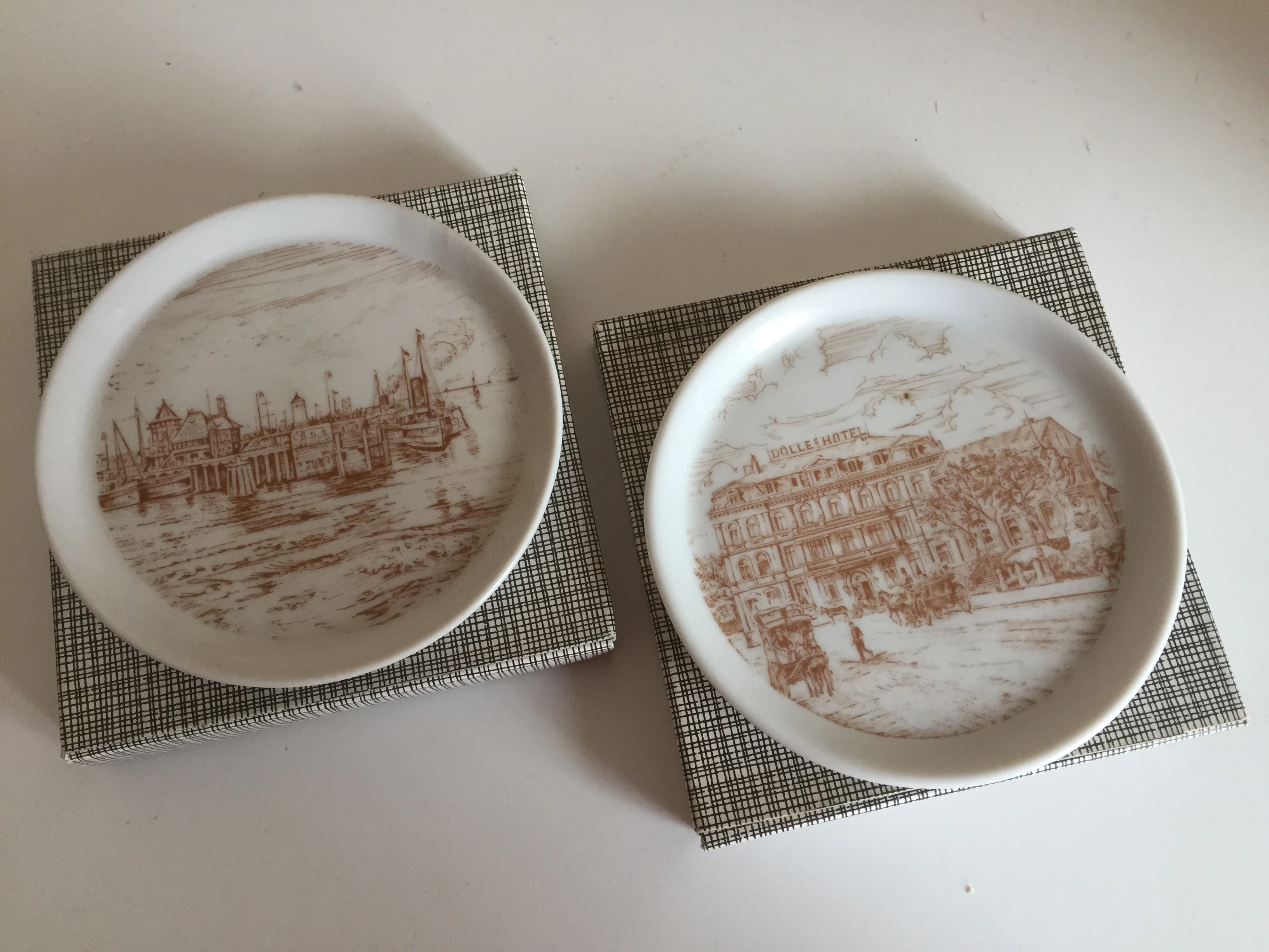 Sammelteller aus Cuxhaven 80er Jahre 