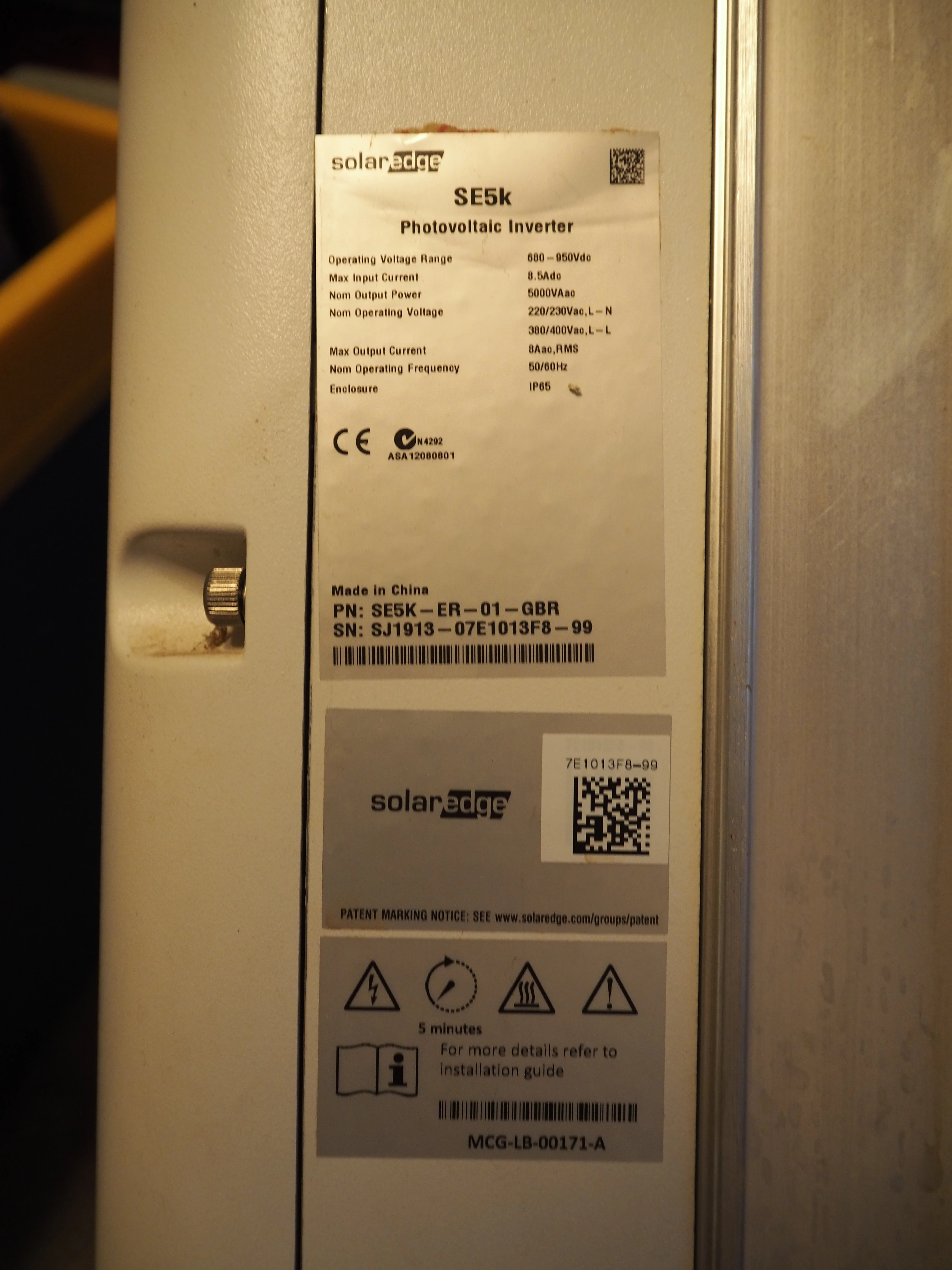 solaredge Wechselrichter SE5k
