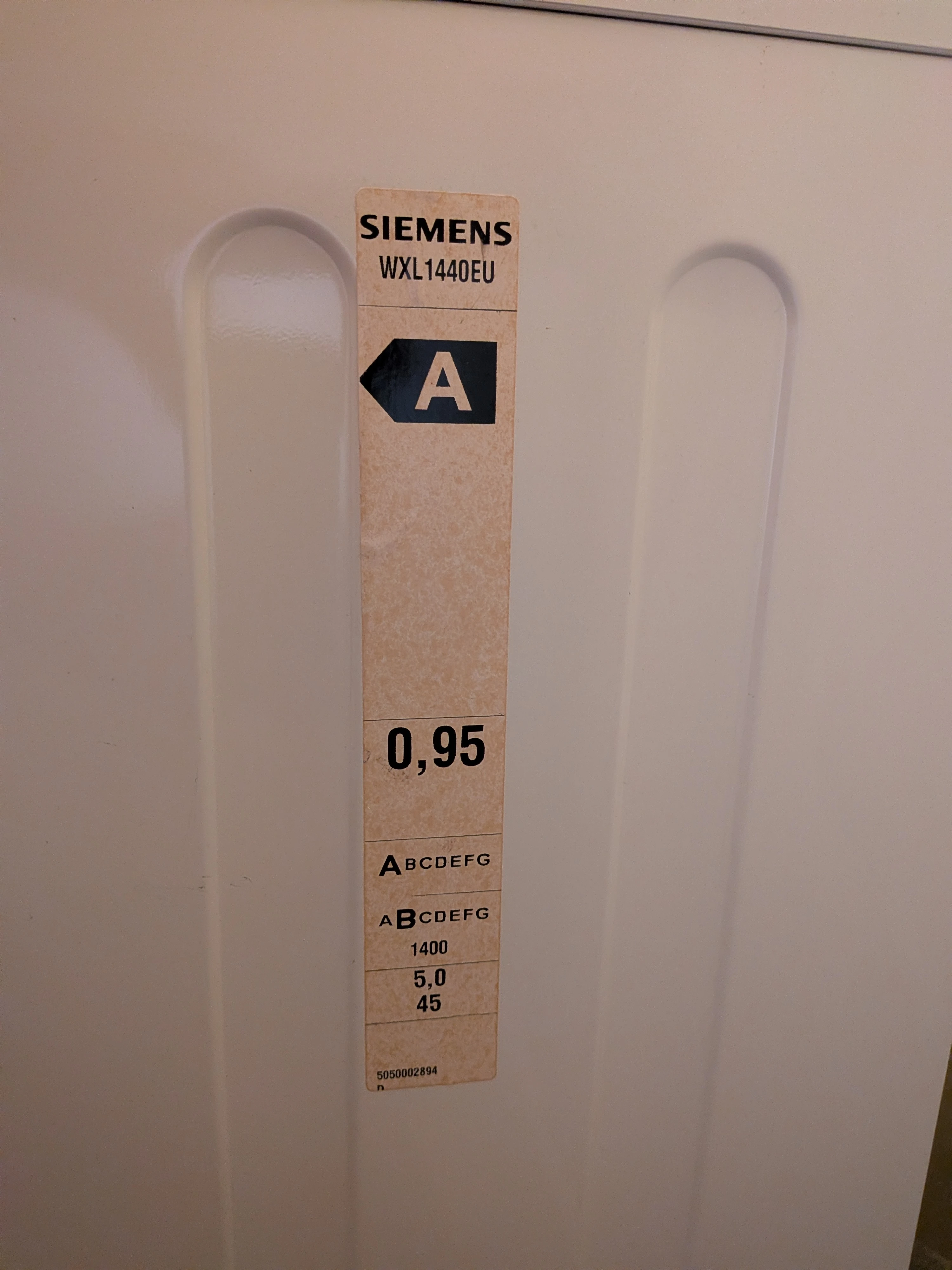 Waschmaschine Siemens 