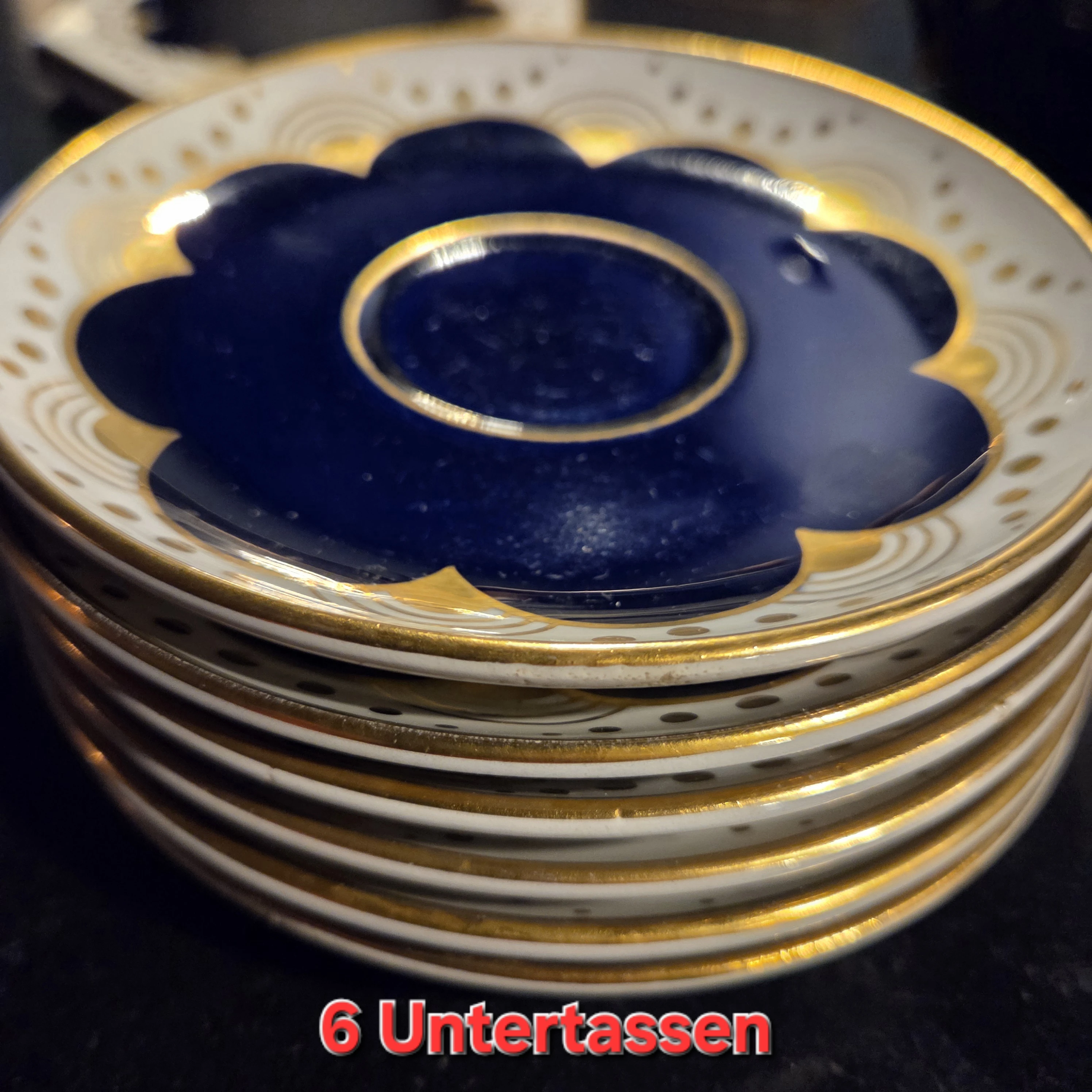 6 Untertassen