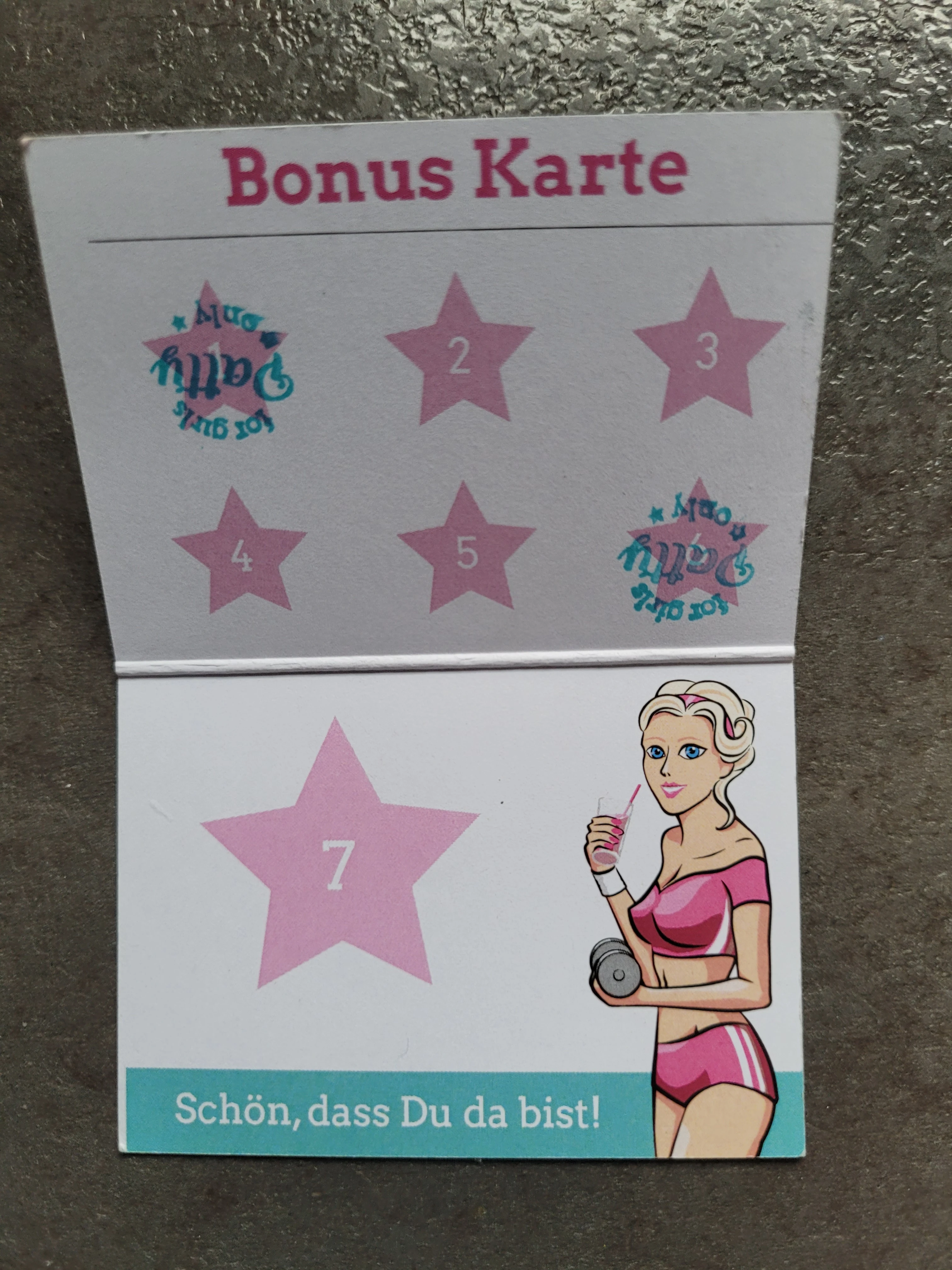 Pattys Gym 5er Bonuskarte