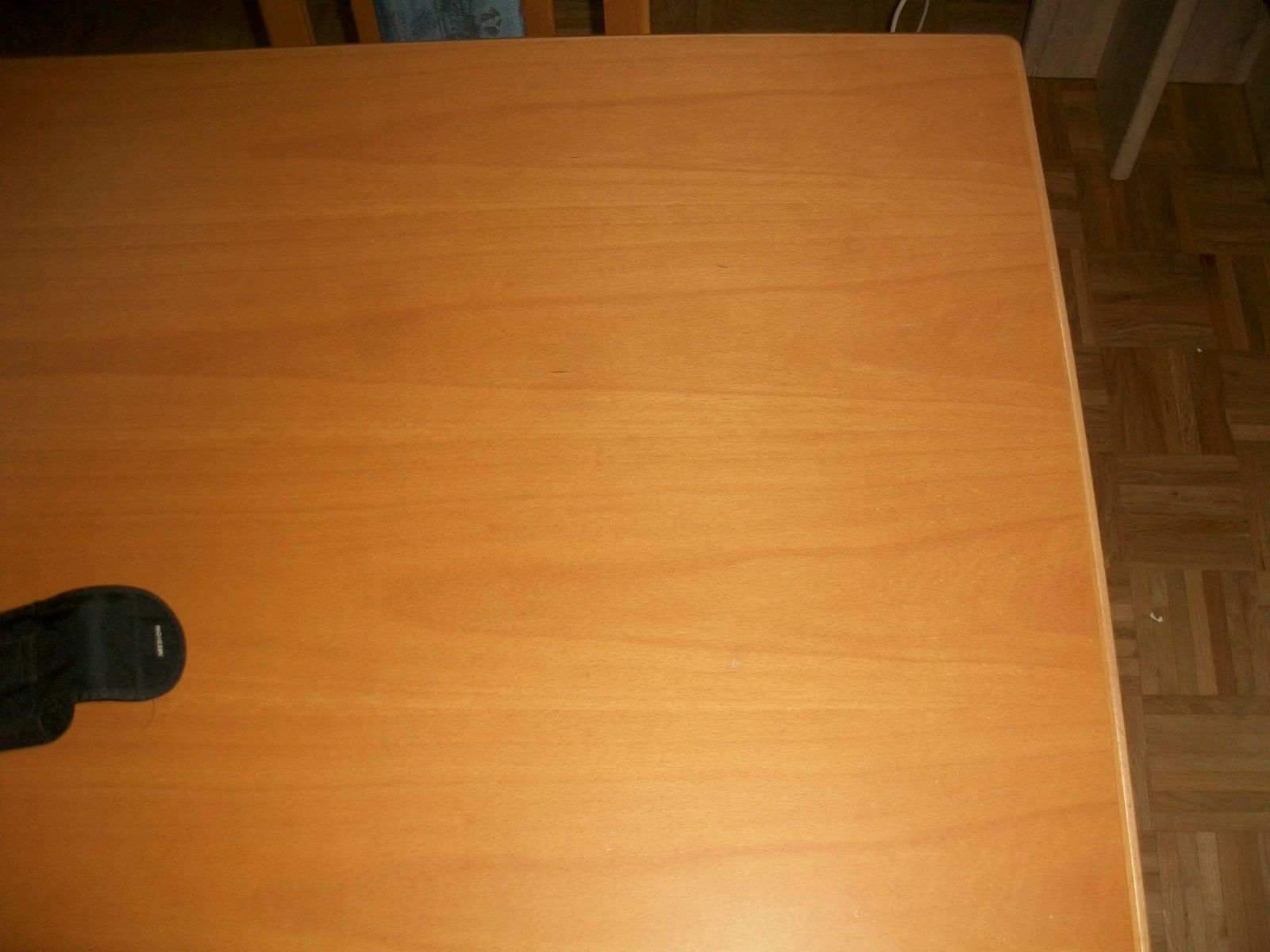 Küchentisch 69 x 99 + 70 cm Holz massiv + teilmassiv Erle 3 Stühle