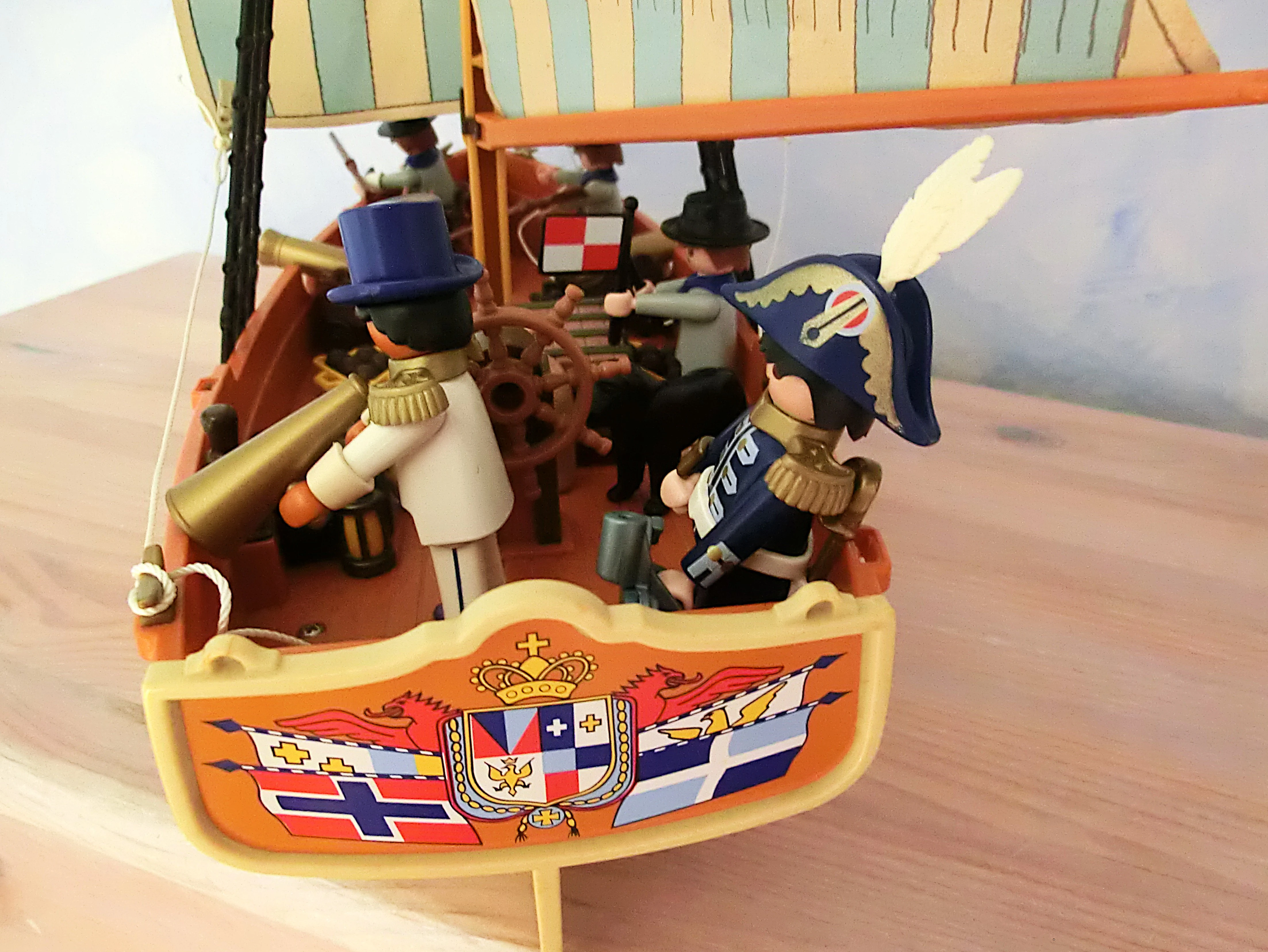 Rückseite Segelschiff