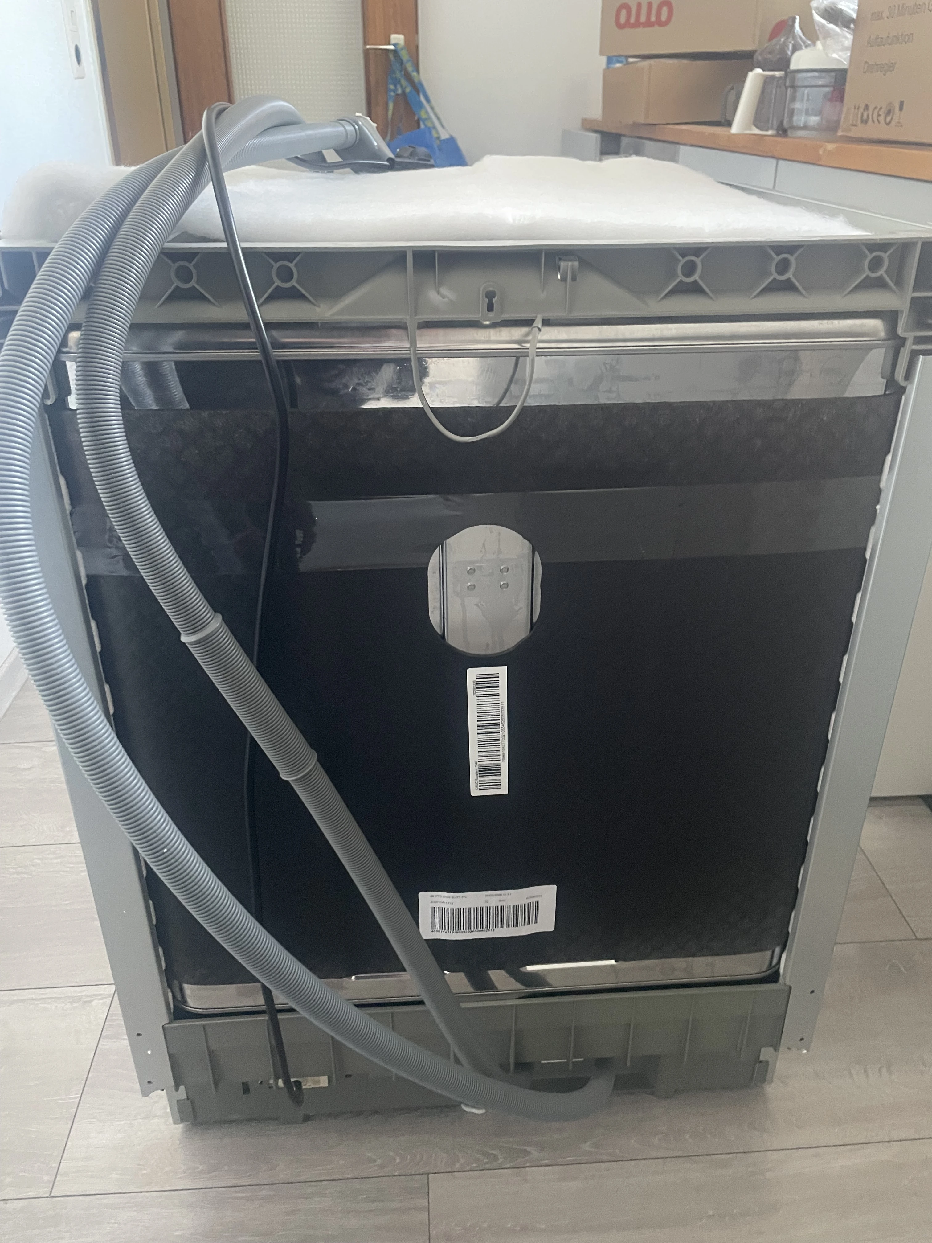 Spülmaschine hinten