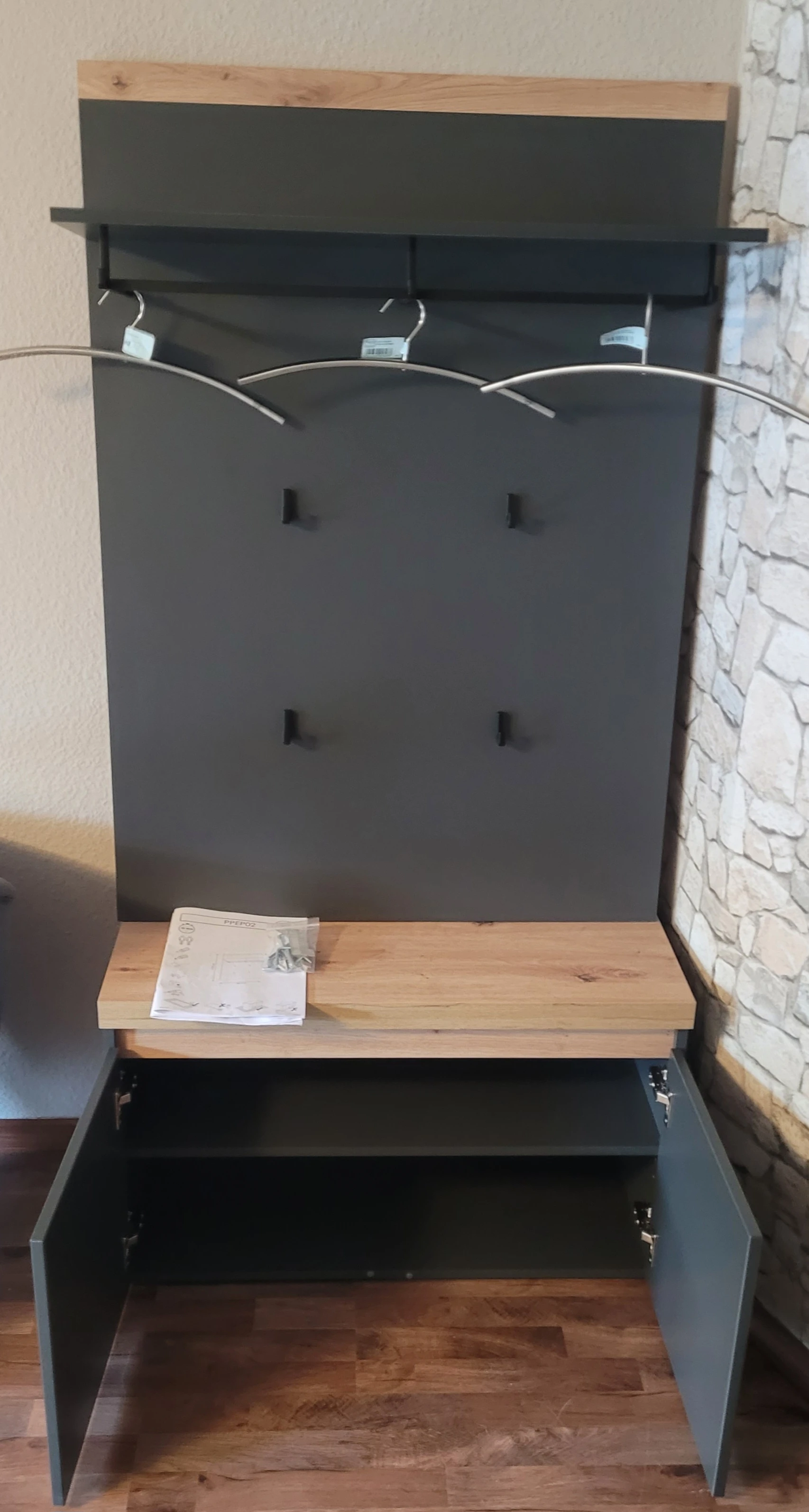 Wandgarderobe 