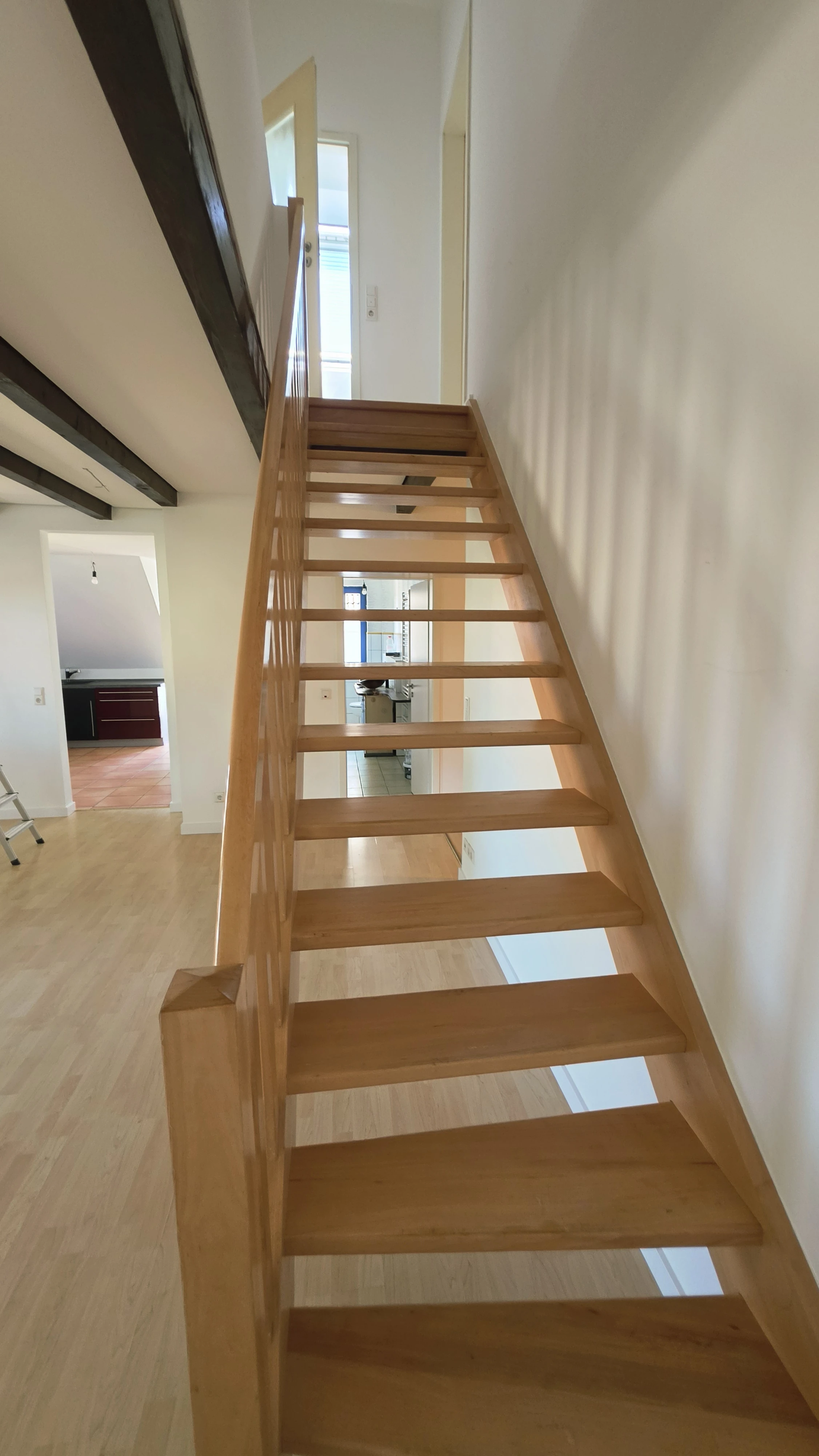 Treppe ins Obergeschoß