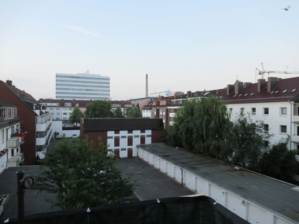 Ausblick auf die Langemarckstr.