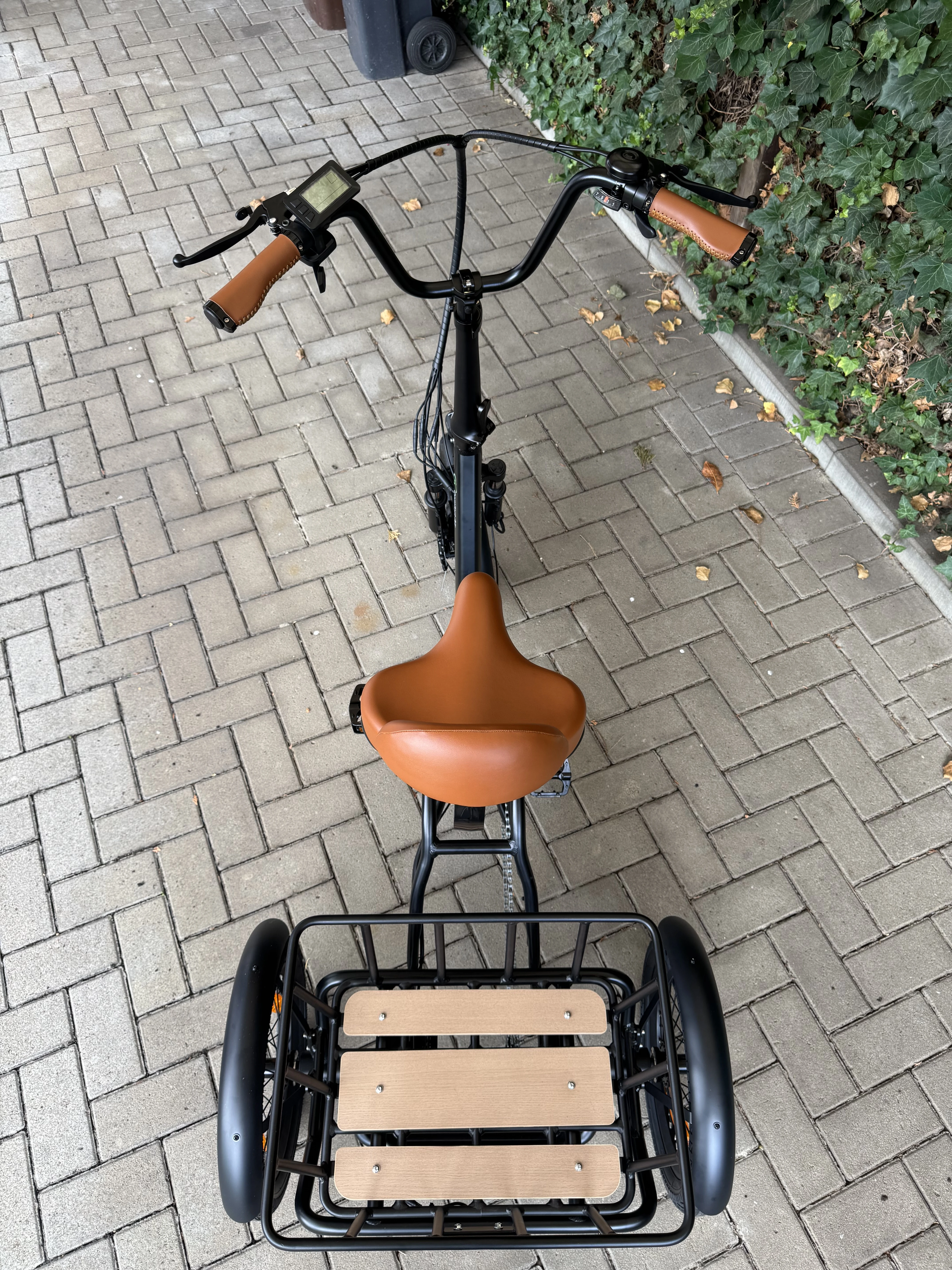 Elektrodreirad von oben