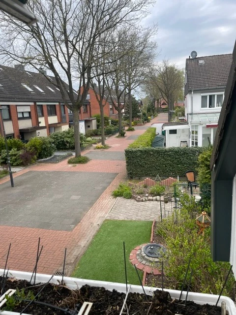 Fussgängerzone, Blick vom Balkon