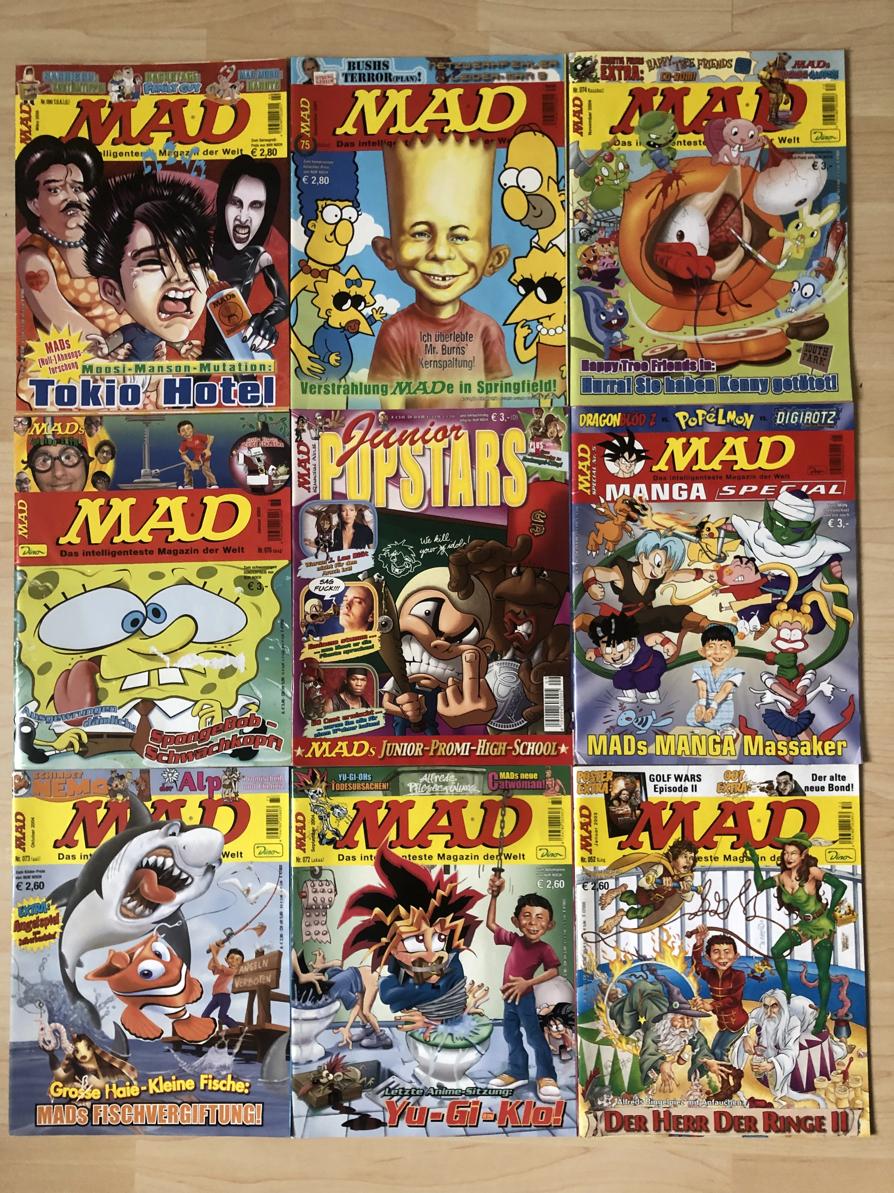 MAD Satire Magazin ab 80er Jahre 