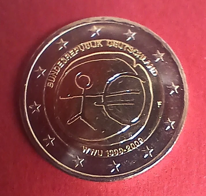 Deutsche 2- €uro Sondermünze "WWU" (Weltwirtschaftsunion). 