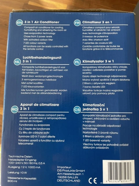 genaue Beschreibung des Gerätes