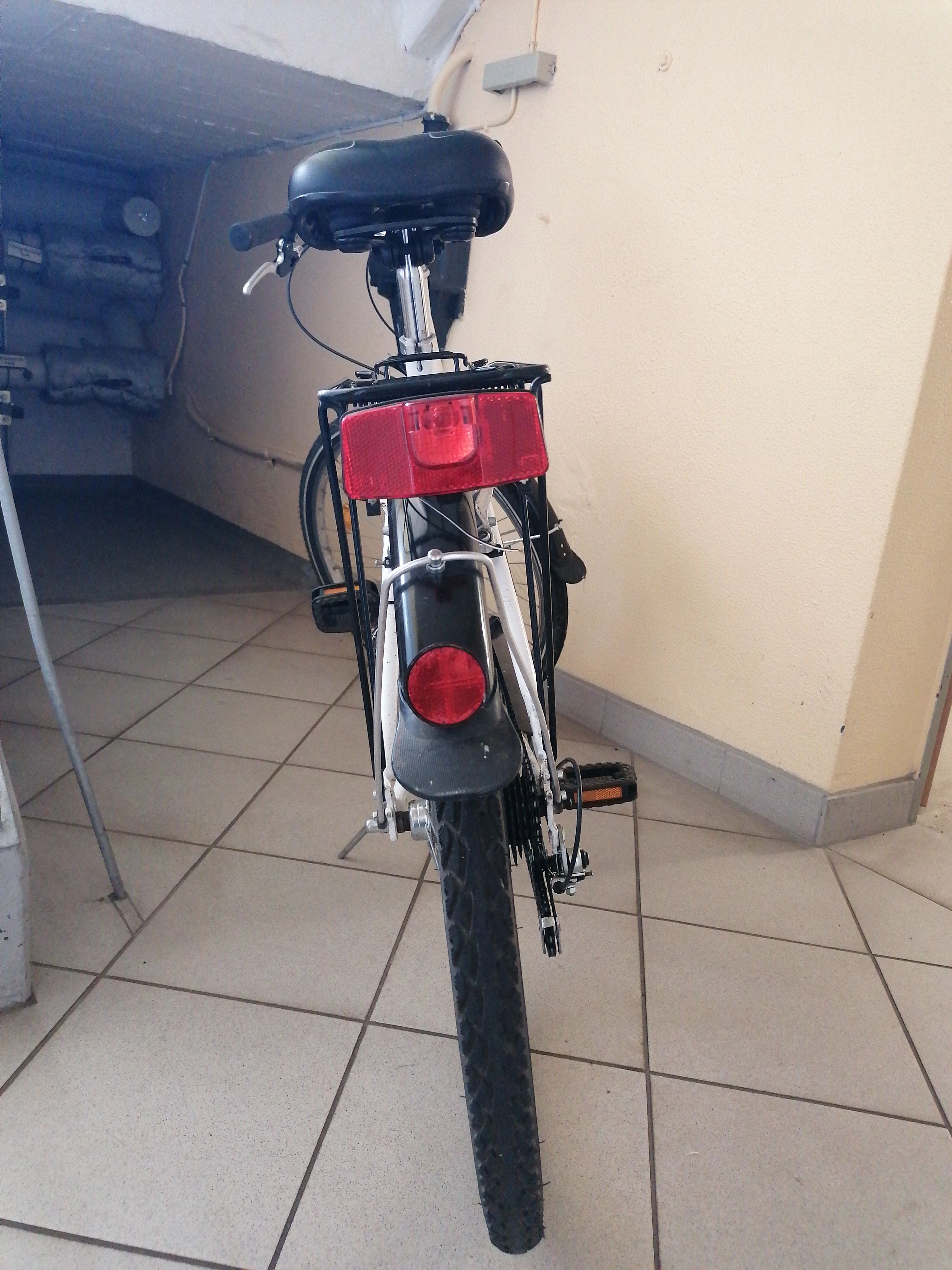Fahrrad hinten