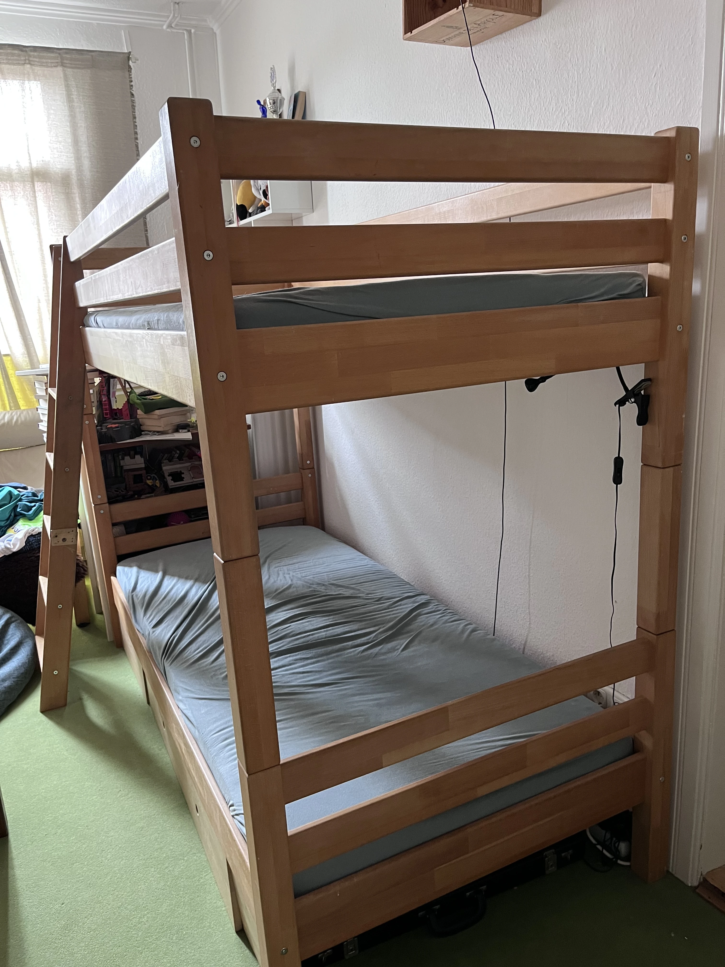 Etagenbett, Umbau in zwei Einzelbetten möglich