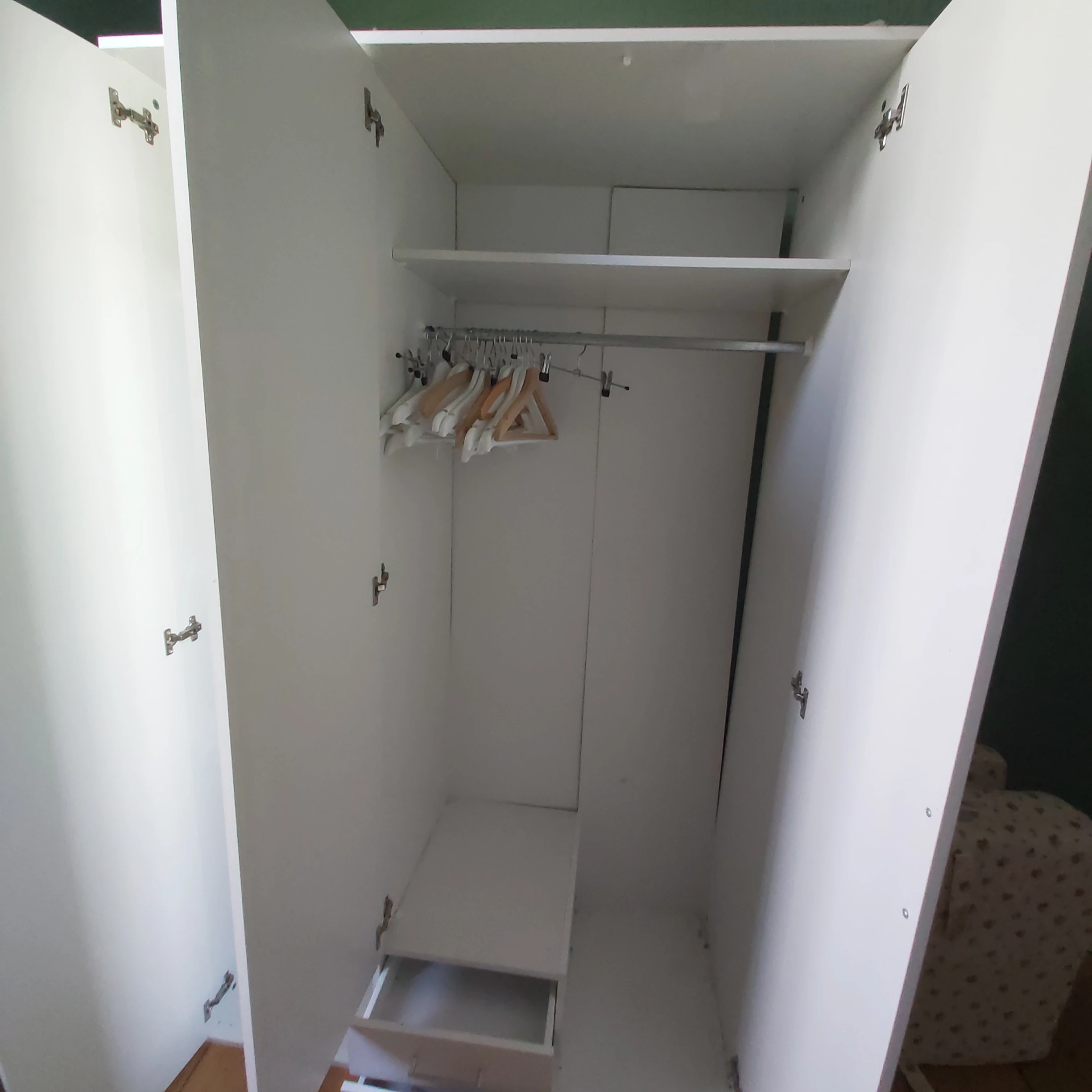 Wand hinten ist nicht ganz dicht
