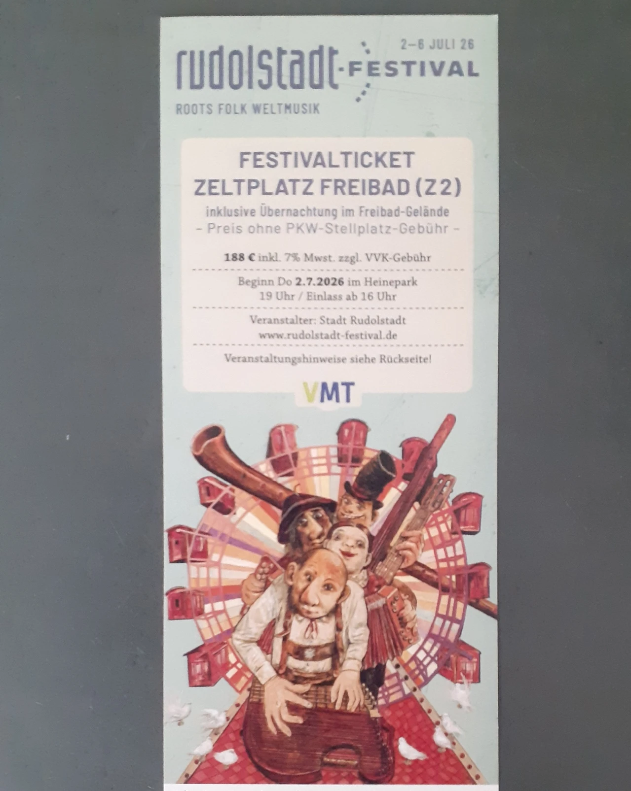 Rudolstadt-Ticket