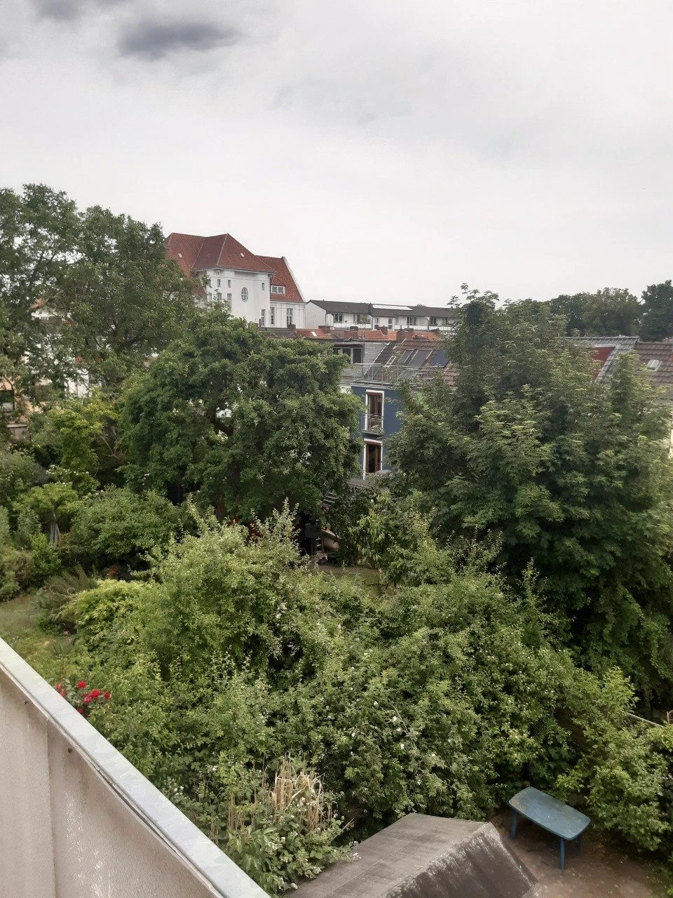 Aussicht vom Balkon