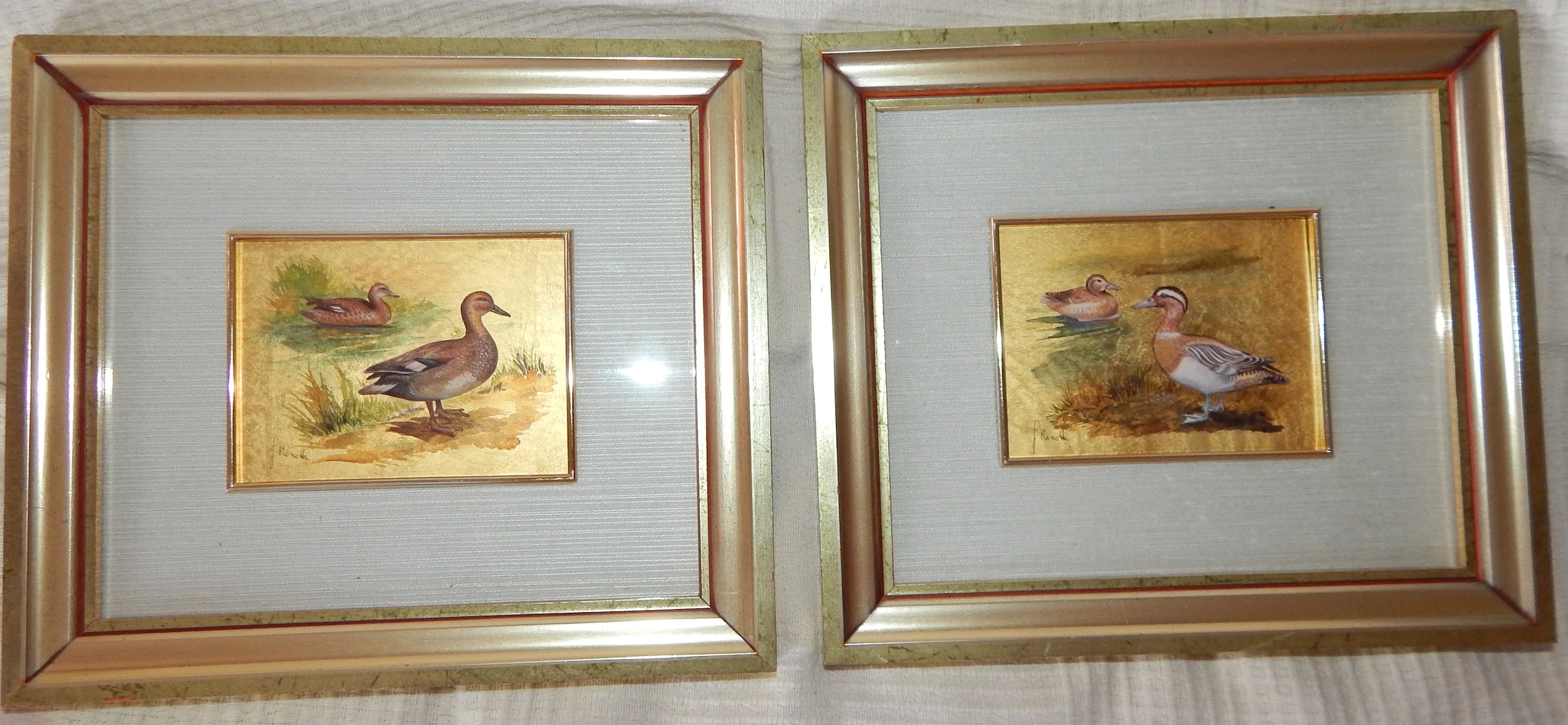 Kunstlithografie auf echter Goldfolie