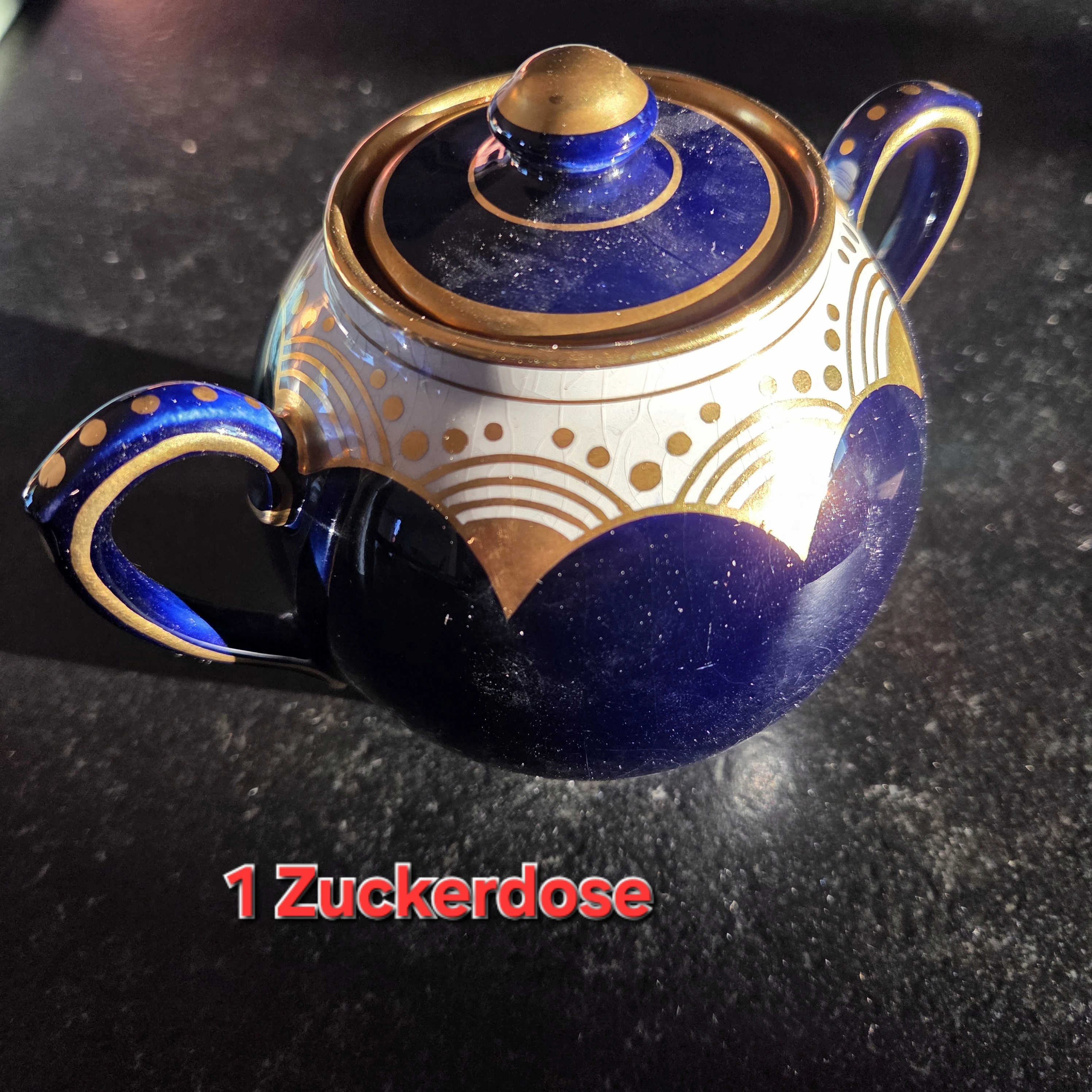 1 Zuckerdose